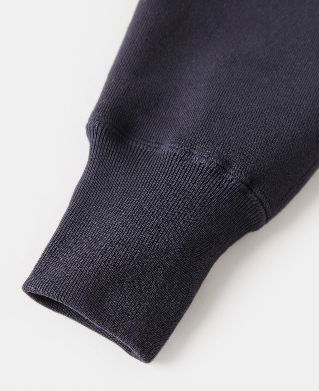 Sweat-shirt ras du cou épais en molleton avec motif ski marine