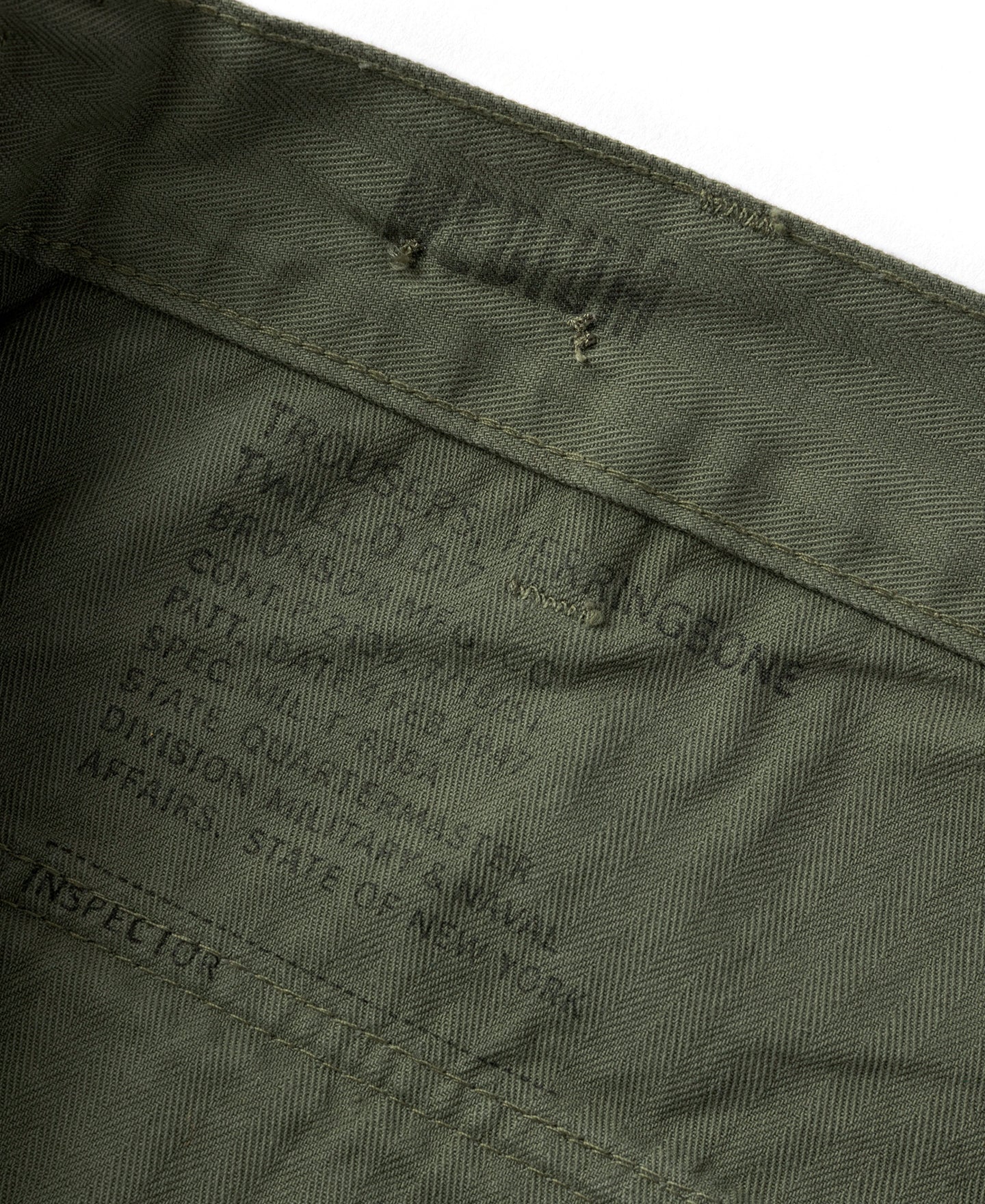 Pantalon treillis coupe décontractée vert olive, jambe large, style workwear
