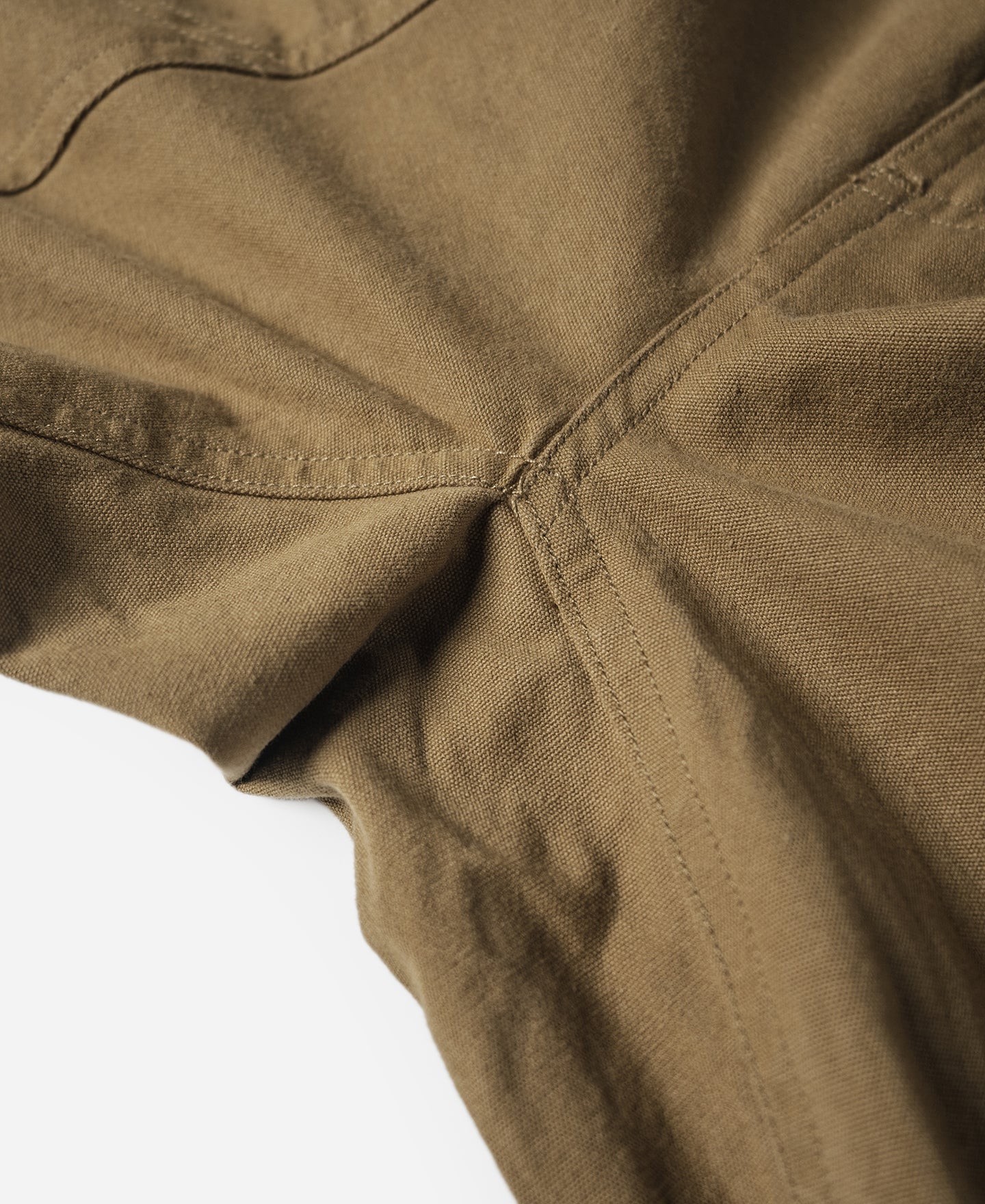 Pantalon d'escalade kaki en toile de coton avec ceinture élastique