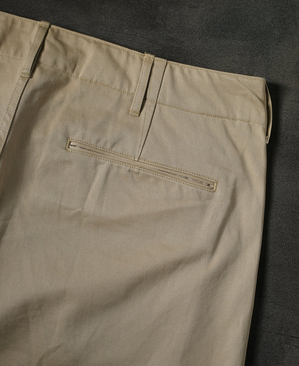 Pantalon Chino Homme Décontracté Coupe Droite Ample Kaki Vintage