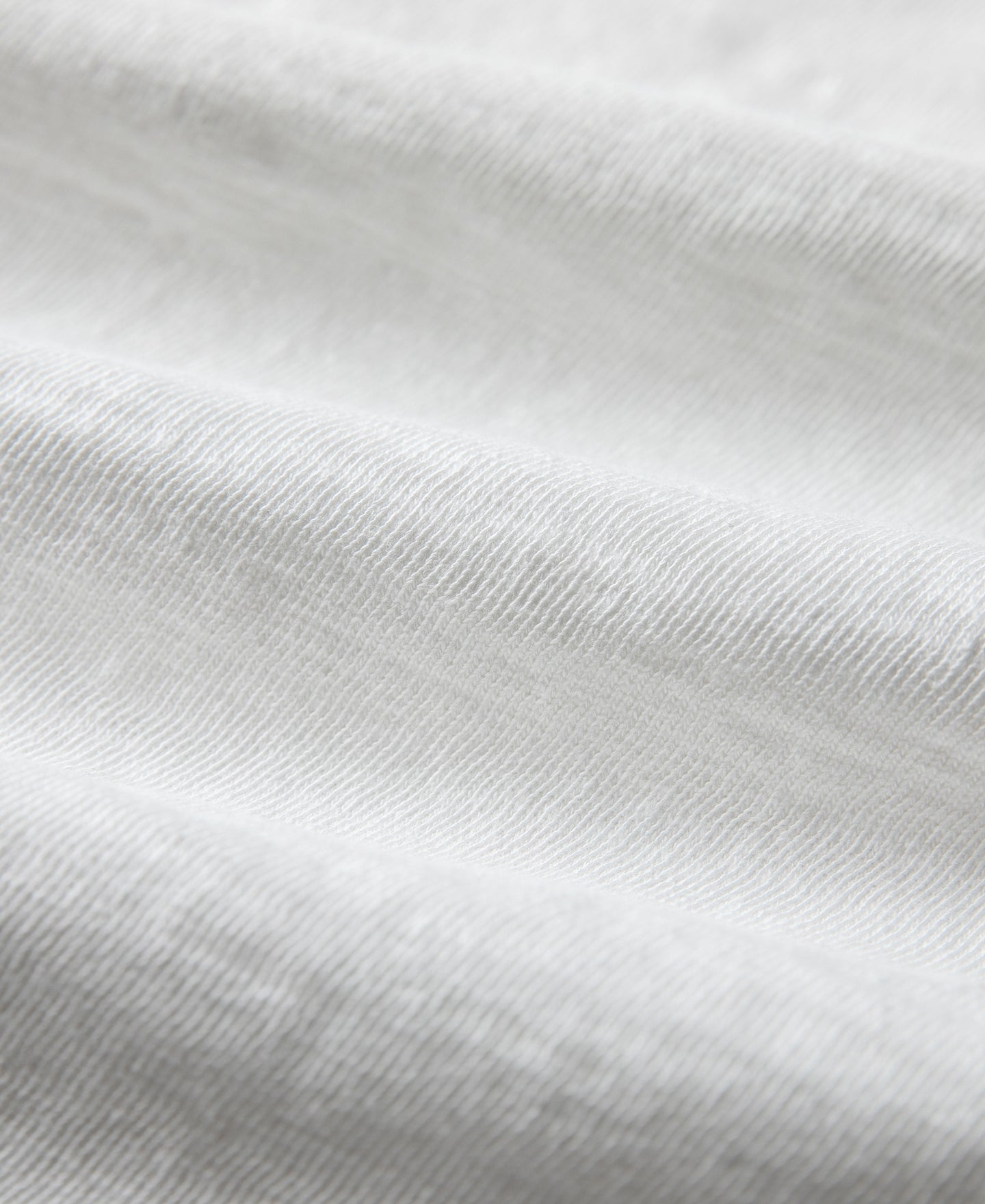 T-shirt blanc à col rond et manches courtes, avec soufflet tubulaire épais