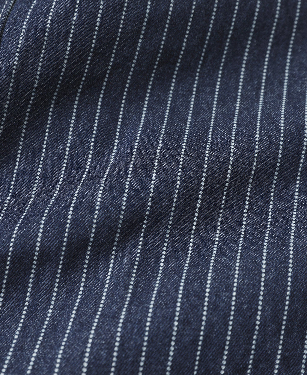 Veste de travail boutonnée Indigo à rayures tissées avec quatre poches
