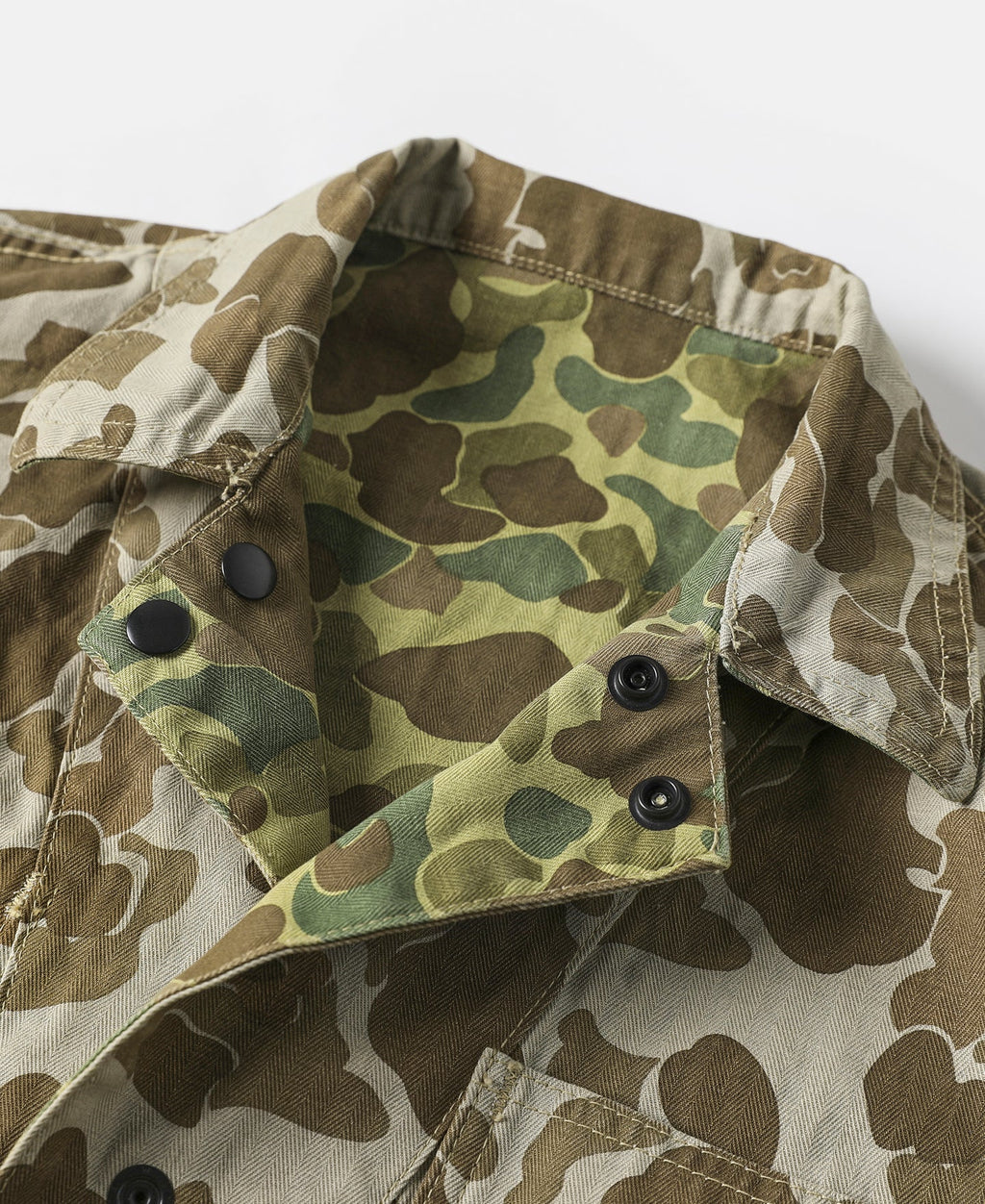 Veste militaire camouflage de chasseur de canards vintage multi-poches coupe décontractée