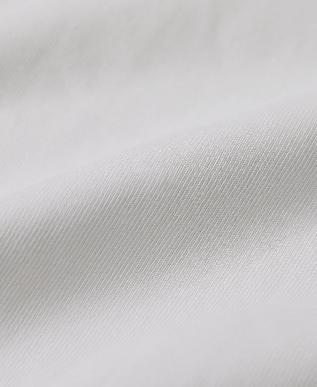 T-shirt Henley manches longues en coton épais Patte de boutonnage Coupe ajustée Blanc