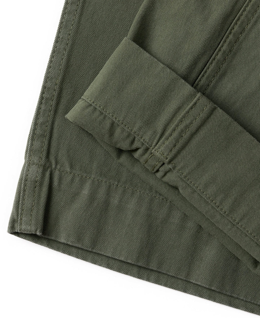 Pantalon treillis coupe décontractée vert olive, jambe large, style workwear