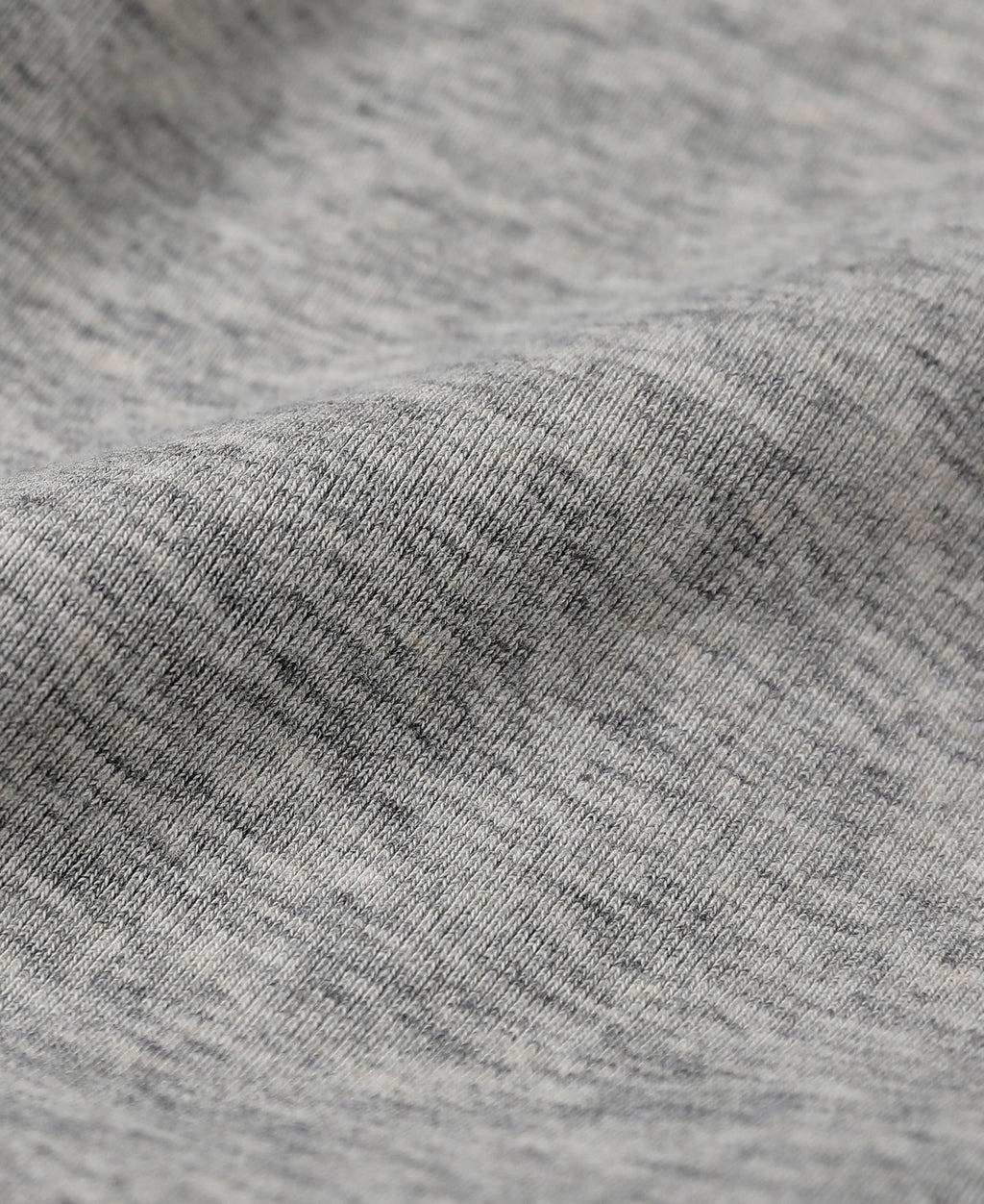 Chemise Henley à manches longues pour homme, lourde, avec patte de boutonnage grise