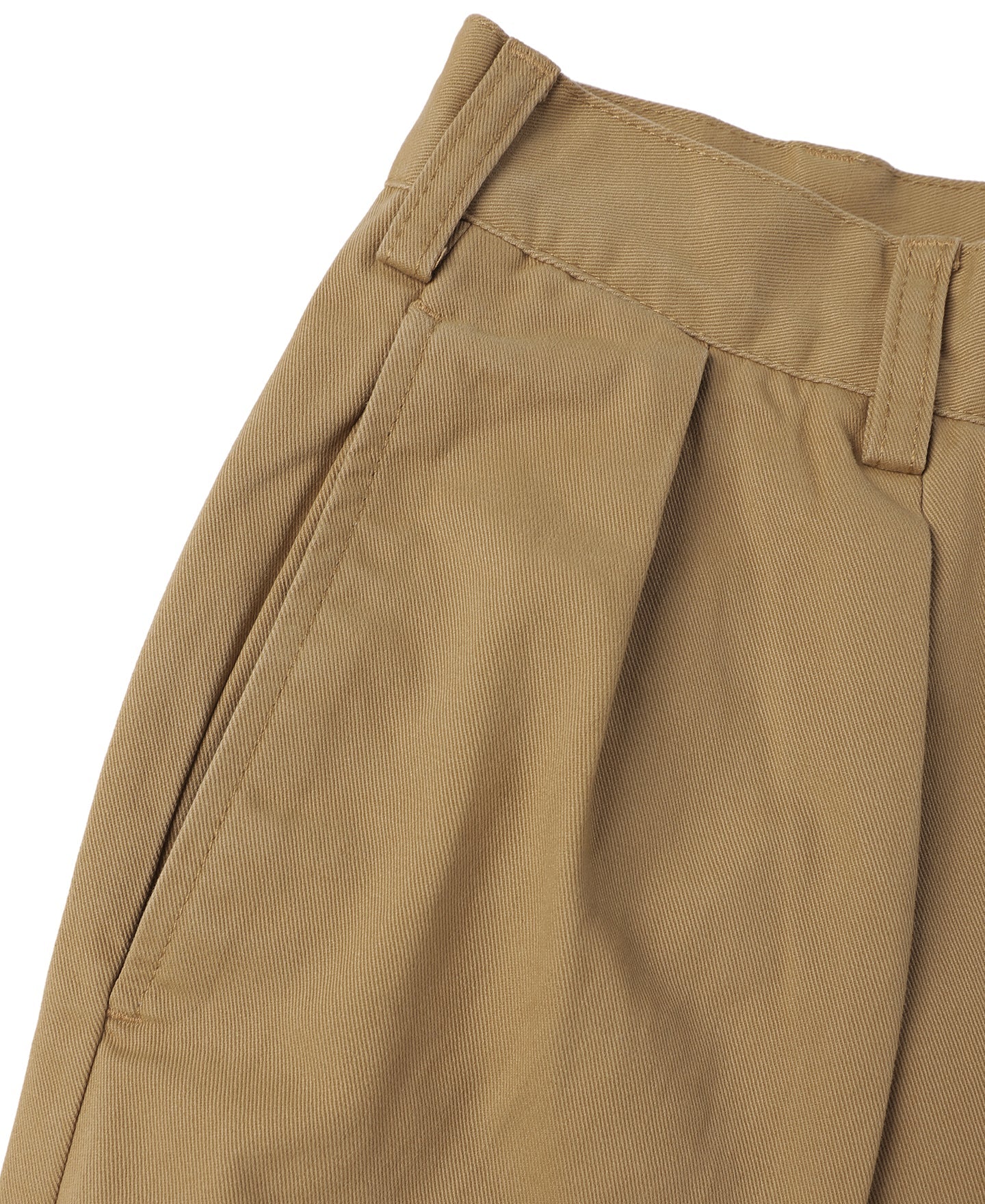 Pantalon Chino Homme Double Plis Coupe Large Style Vintage Jaune