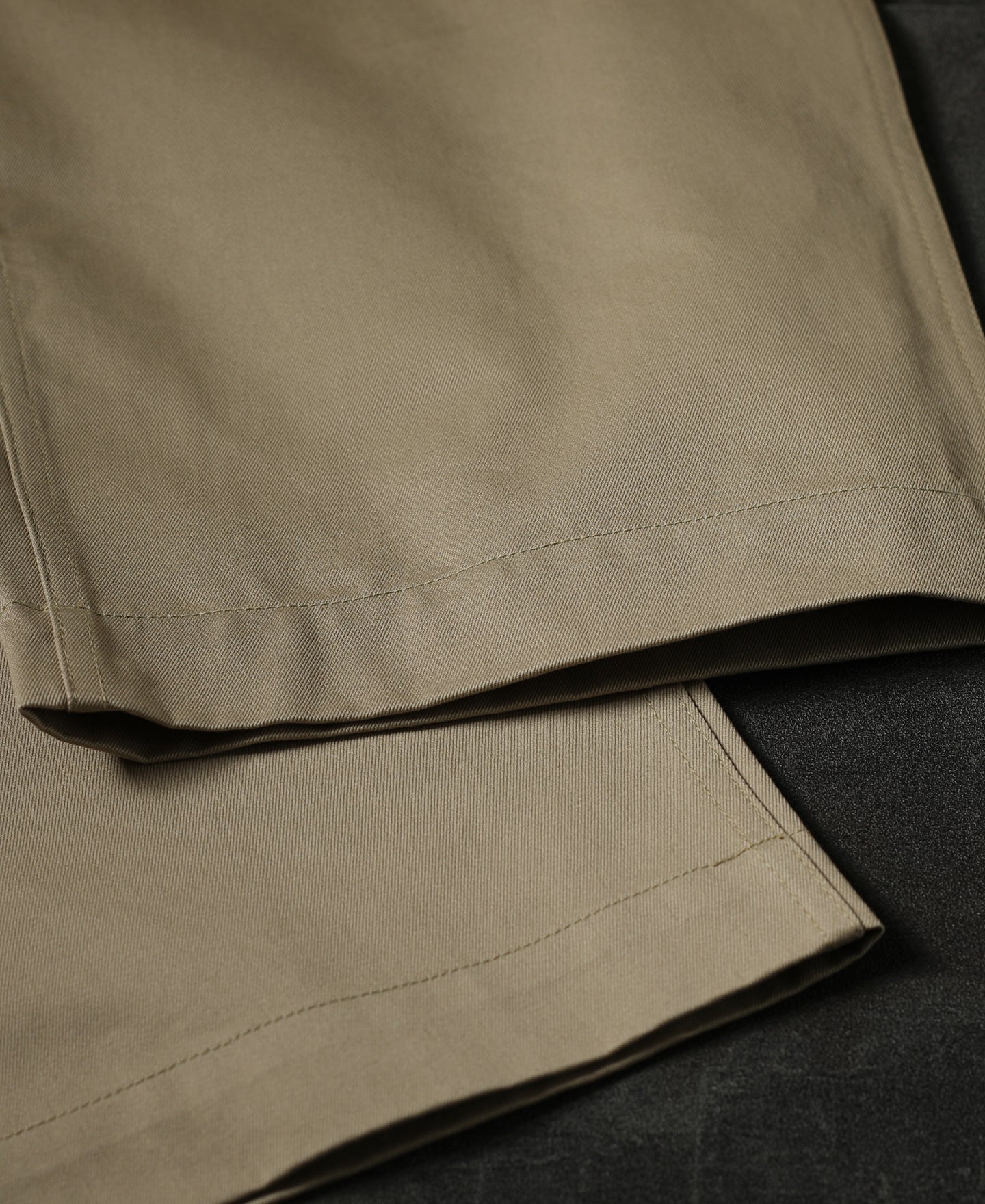Pantalon Chino Homme Décontracté Coupe Droite Ample Kaki Vintage