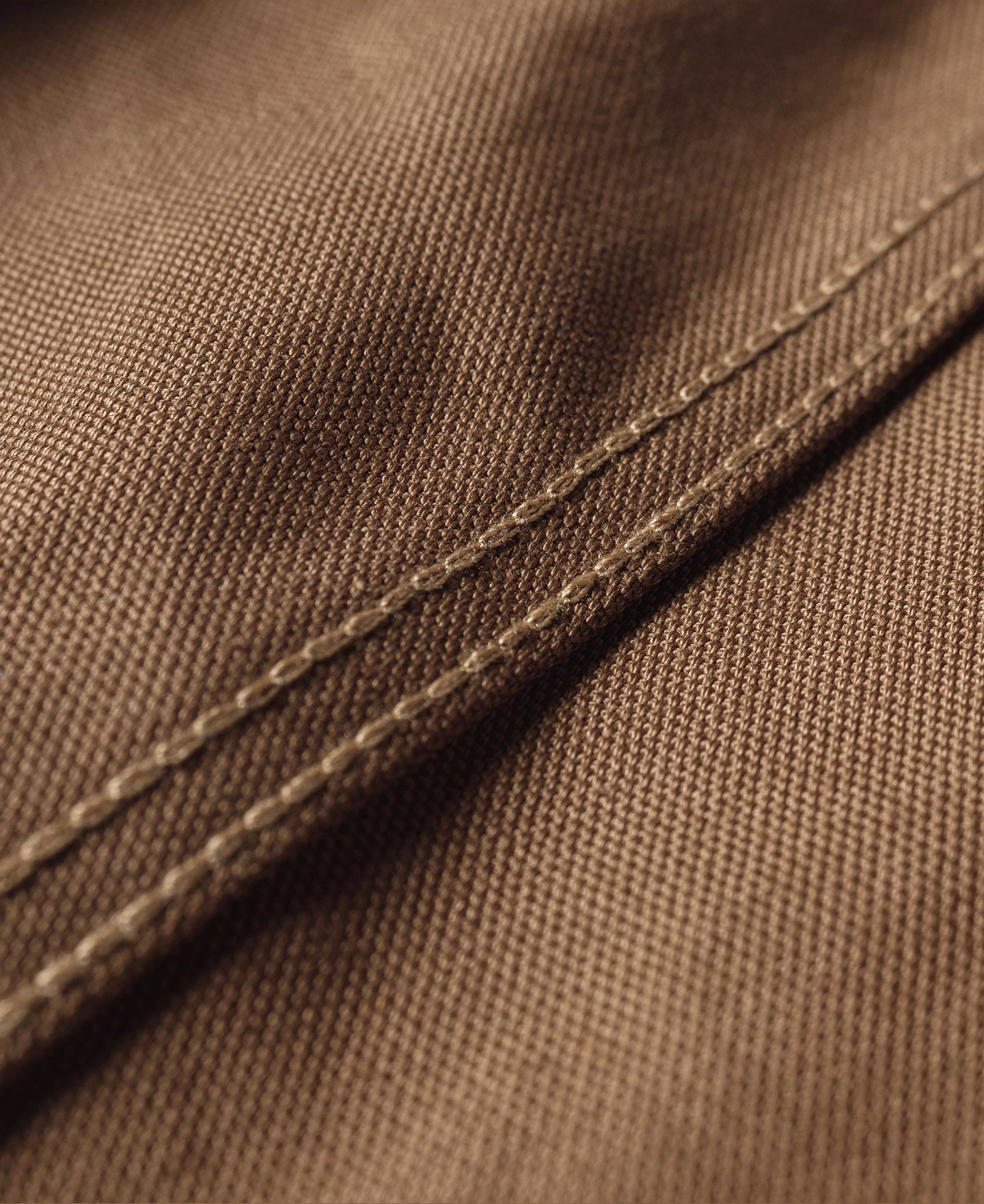 Gilet de chasse kaki épais en toile avec poches à gibier et fermeture boutonnée