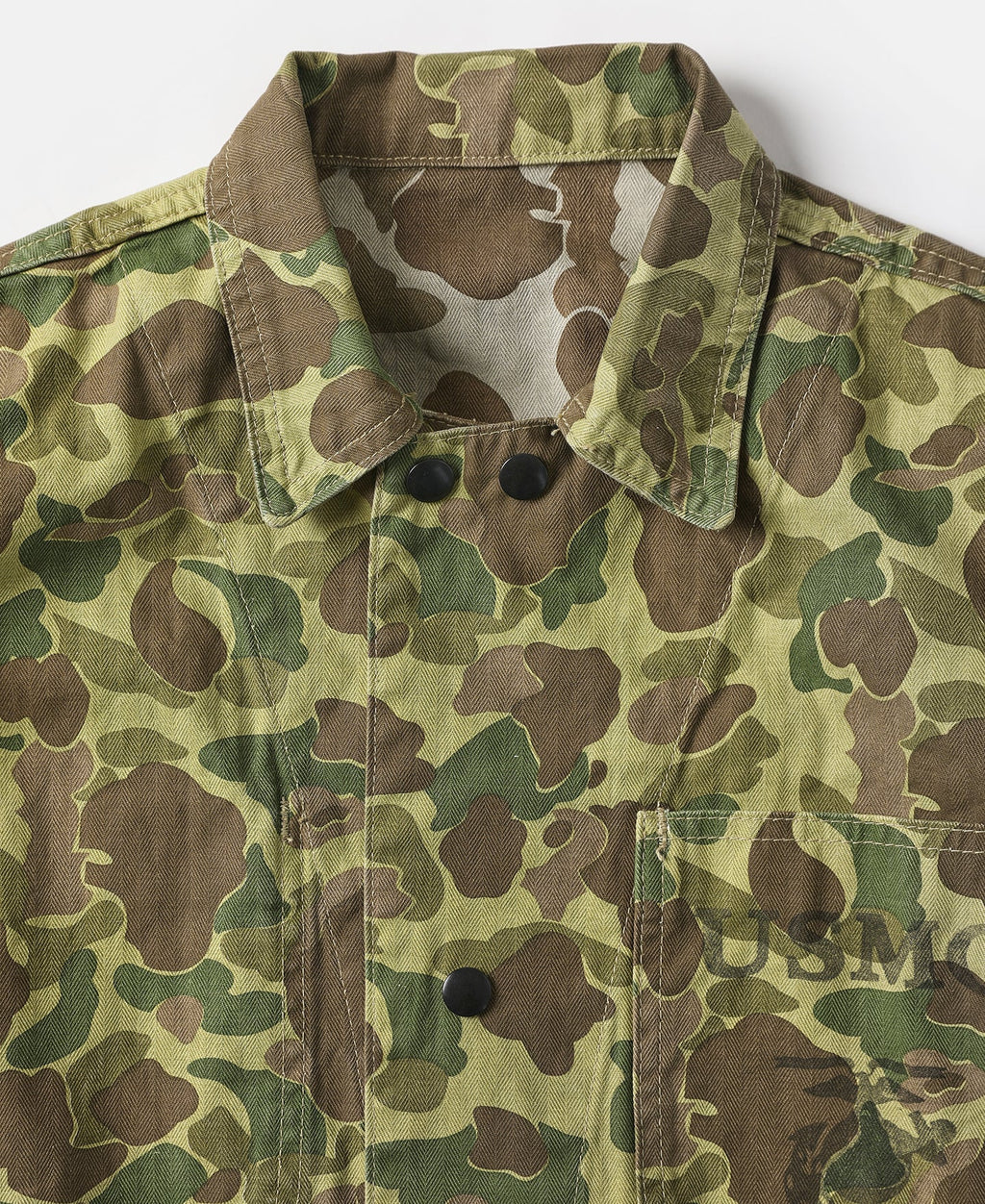 Veste militaire camouflage de chasseur de canards vintage multi-poches coupe décontractée