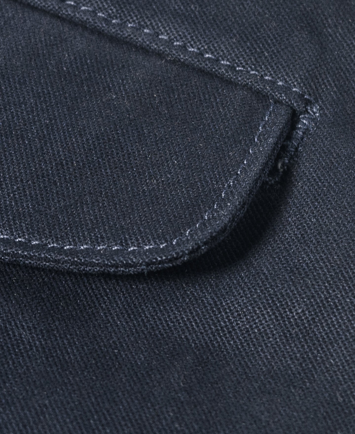 Pantalon chino ample bleu marine à jambes larges de style militaire