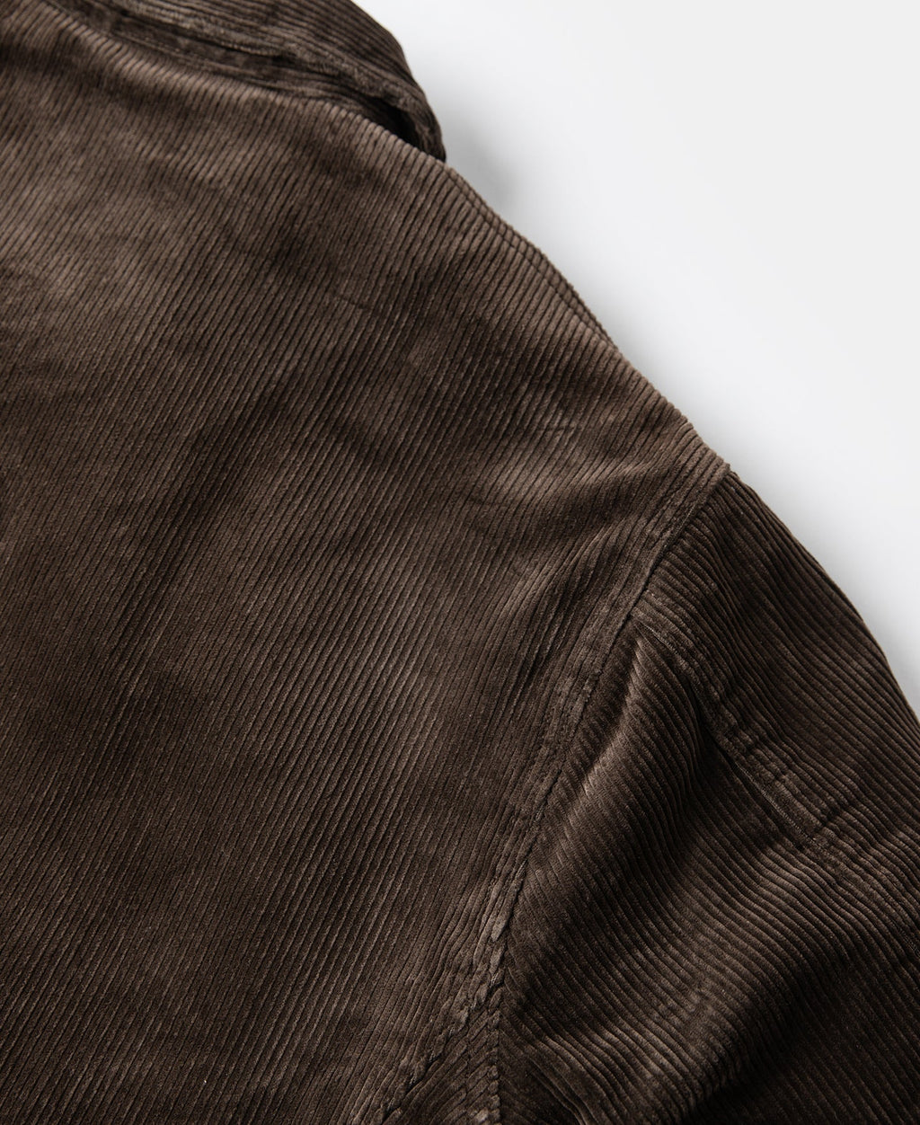 Veste décontractée zippée en velours côtelé épais marron style cosaque pour homme