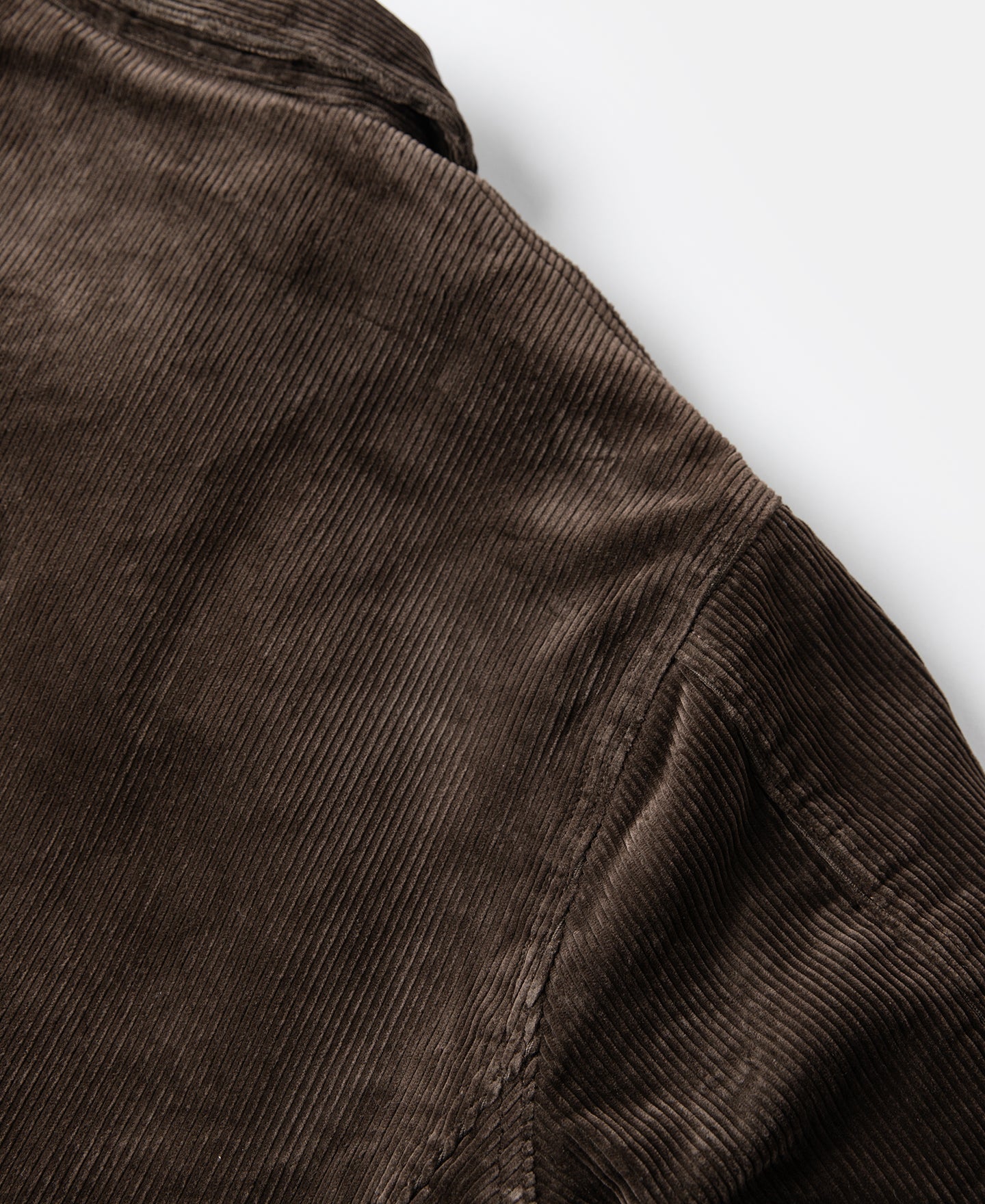 Veste décontractée zippée en velours côtelé épais marron style cosaque pour homme