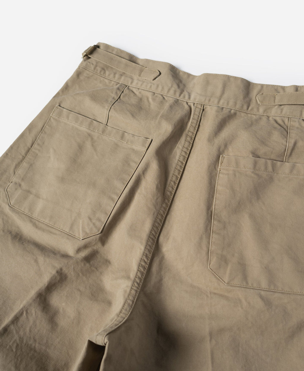 Pantalon de combat taille haute pour homme, double pli, jambe droite, kaki