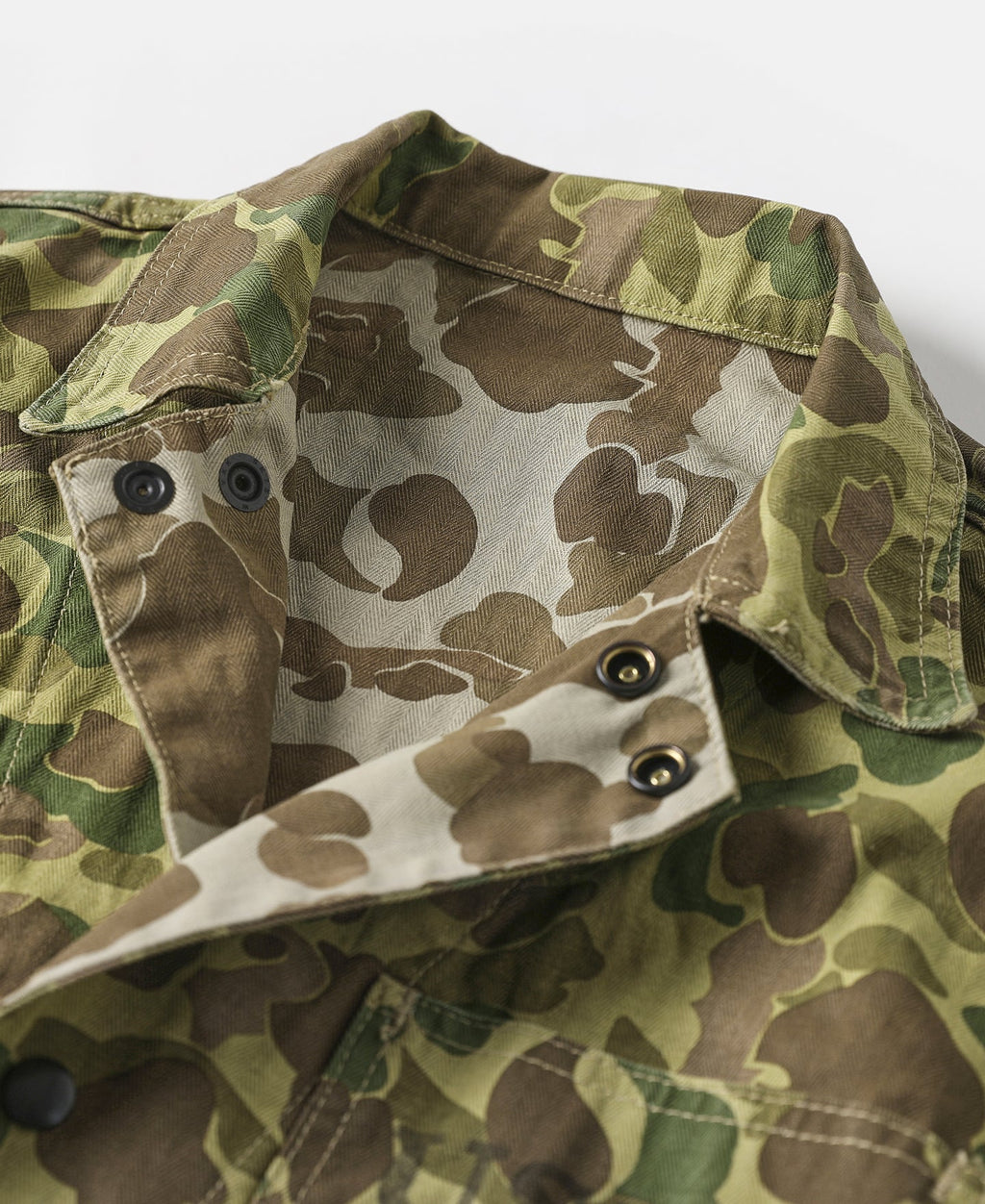 Veste militaire camouflage de chasseur de canards vintage multi-poches coupe décontractée