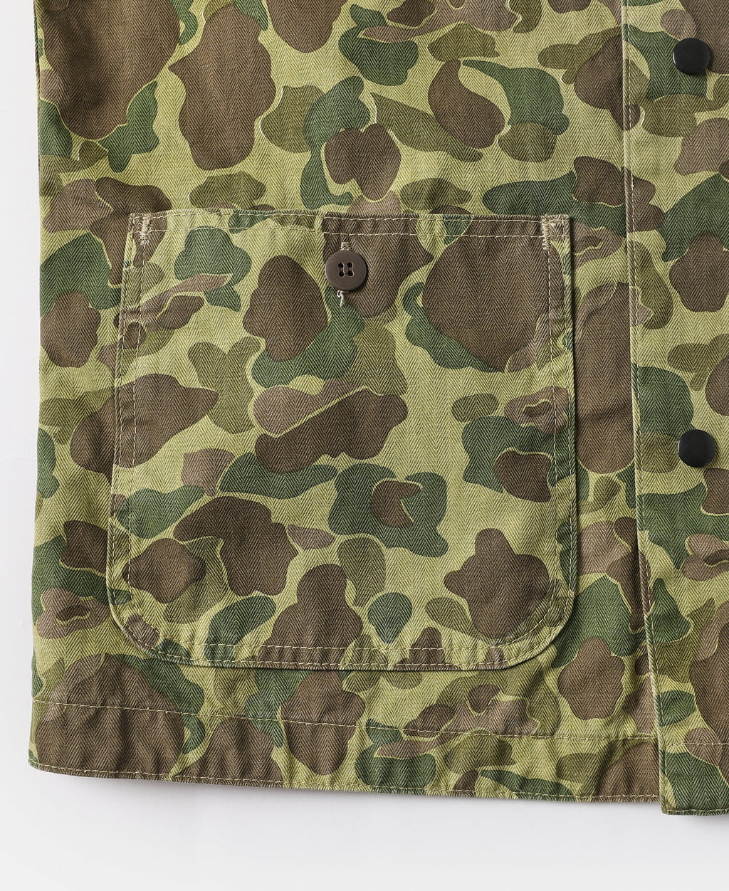 Veste militaire camouflage de chasseur de canards vintage multi-poches coupe décontractée