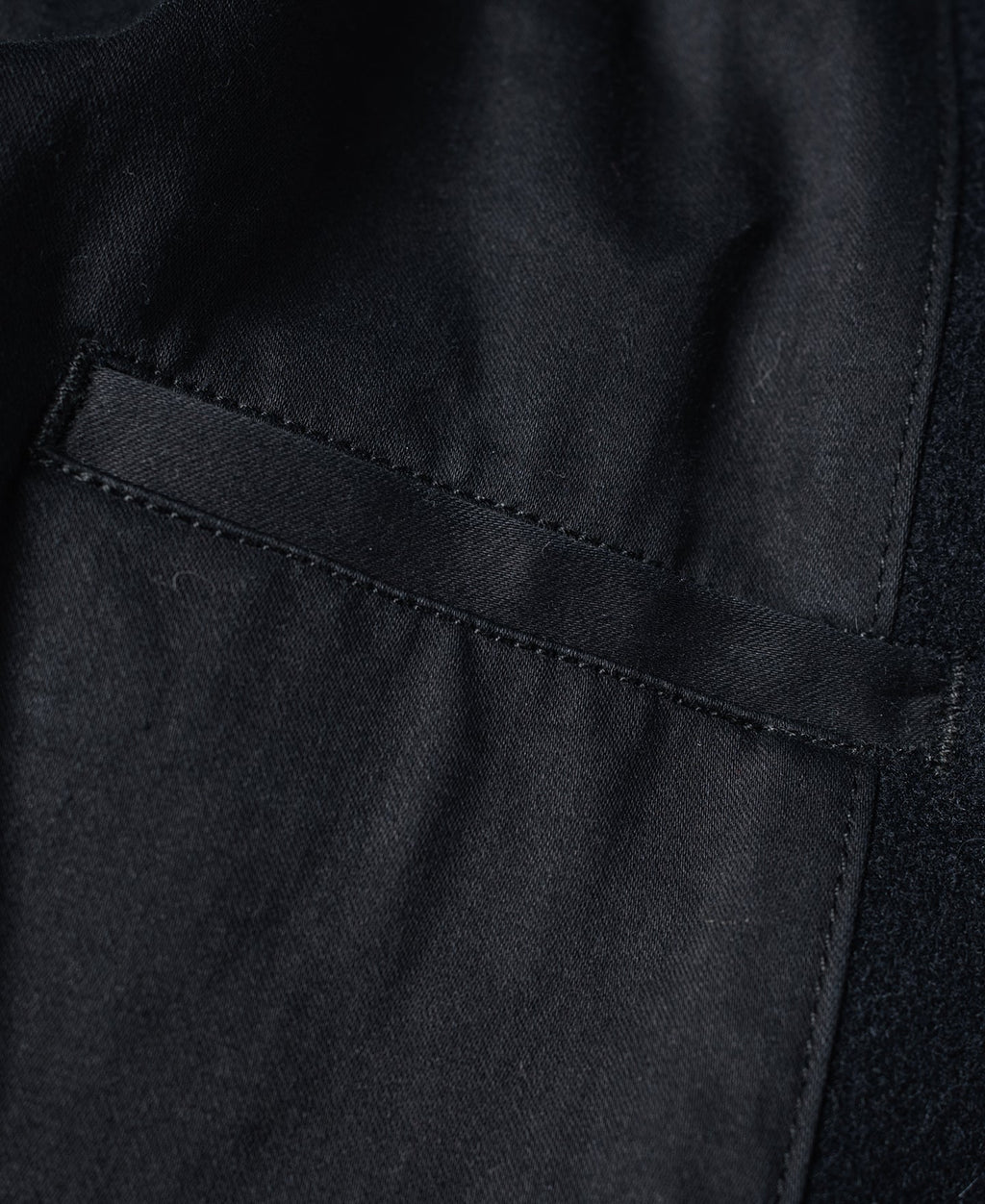 Caban en laine croisé bleu marine classique Manteau court pour homme