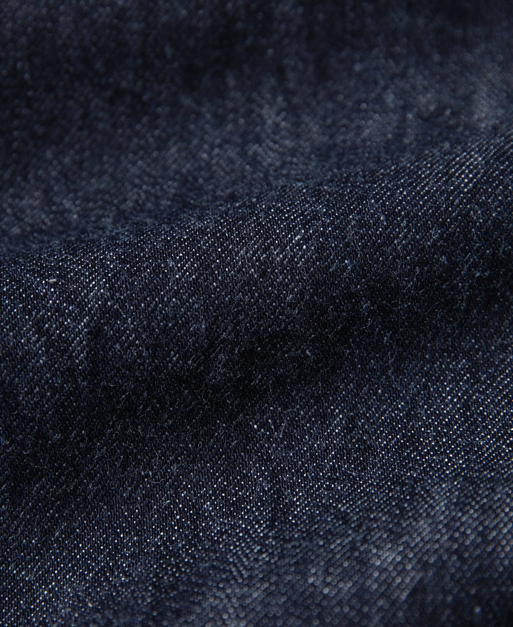 Blouson camionneur en jean doublé de couverture indigo, poche poitrine simple, style vintage