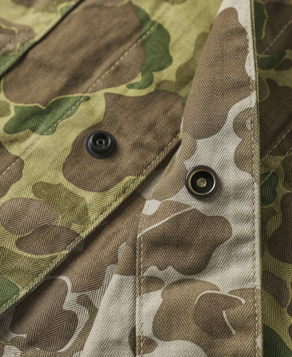 Veste militaire camouflage de chasseur de canards vintage multi-poches coupe décontractée