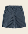 Short utilitaire en coton décontracté coupe relax pour hommes, couleur marine