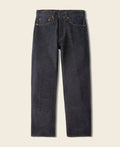 Jean en denim selvedge brut épais coupe droite indigo pour homme
