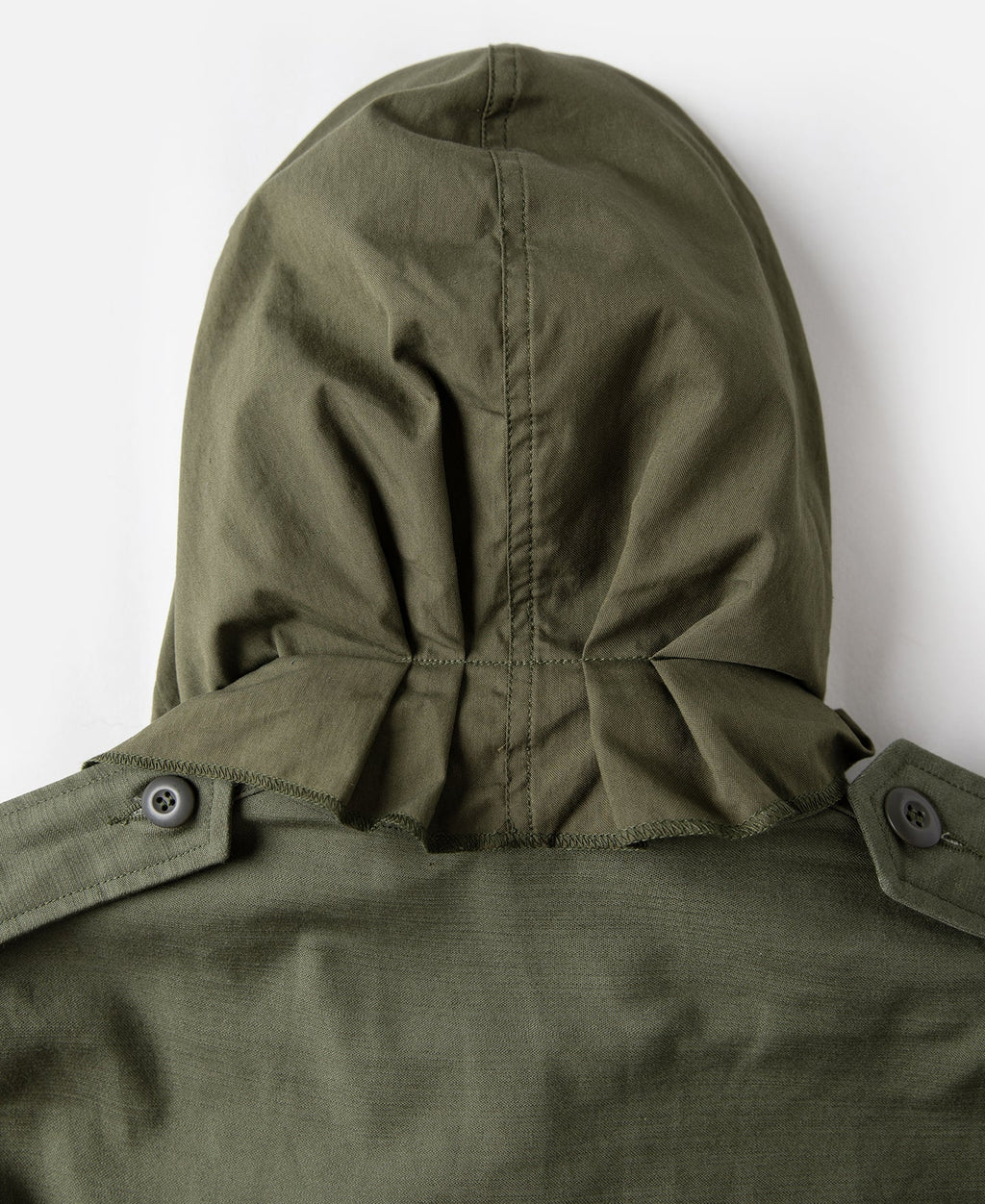 Veste militaire de terrain olive avec col montant et quatre poches