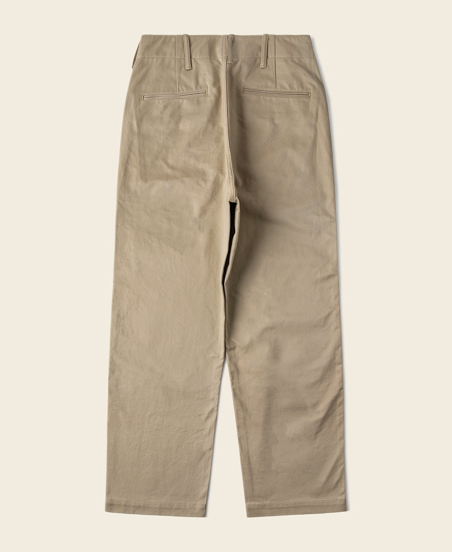 Pantalon Chino Homme Décontracté Coupe Droite Ample Kaki Vintage
