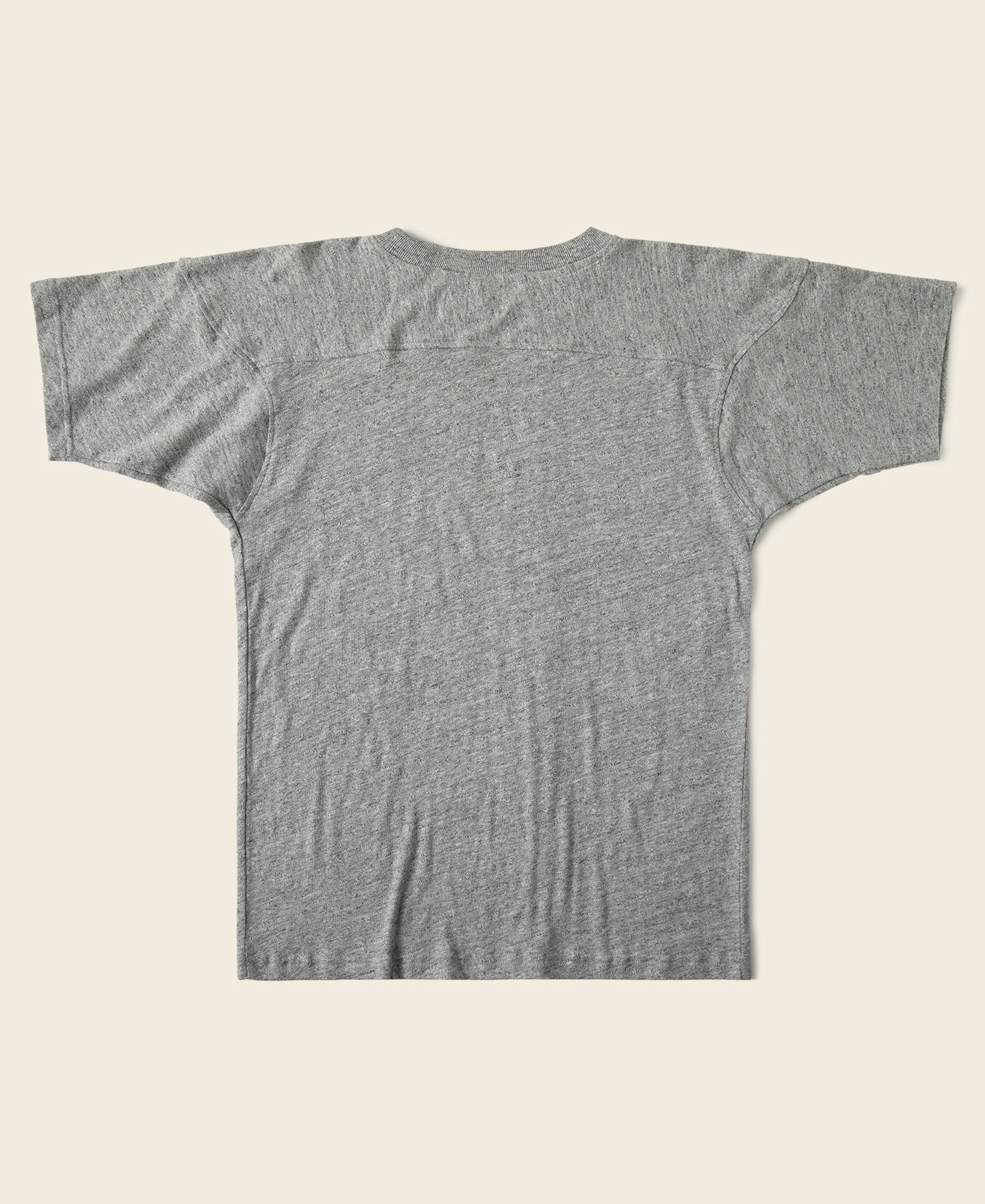 T-shirt gris pour homme, coupe décontractée avec épaules tombantes, motif athlétique imprimé, manches courtes