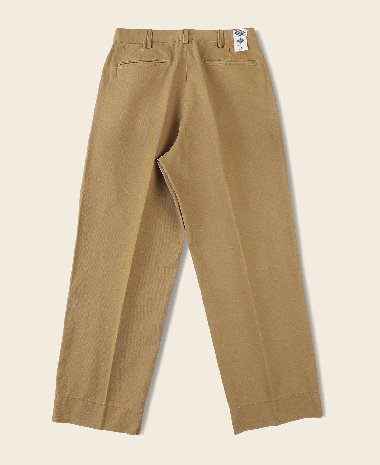 Pantalon Chino Homme Double Plis Coupe Large Style Vintage Jaune