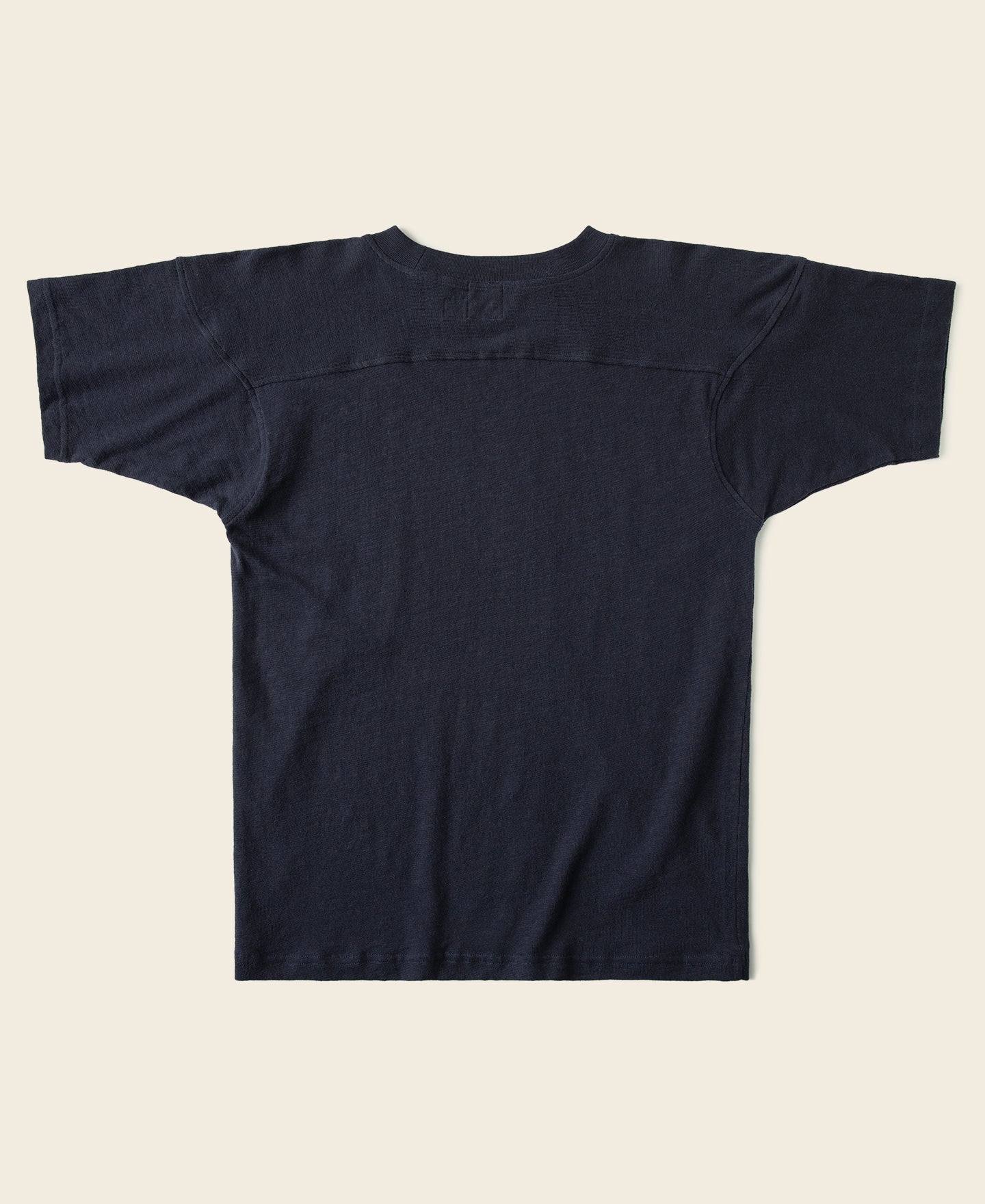T-shirt Col Épaules Tombantes Imprimé Football Style Vintage Manches Courtes