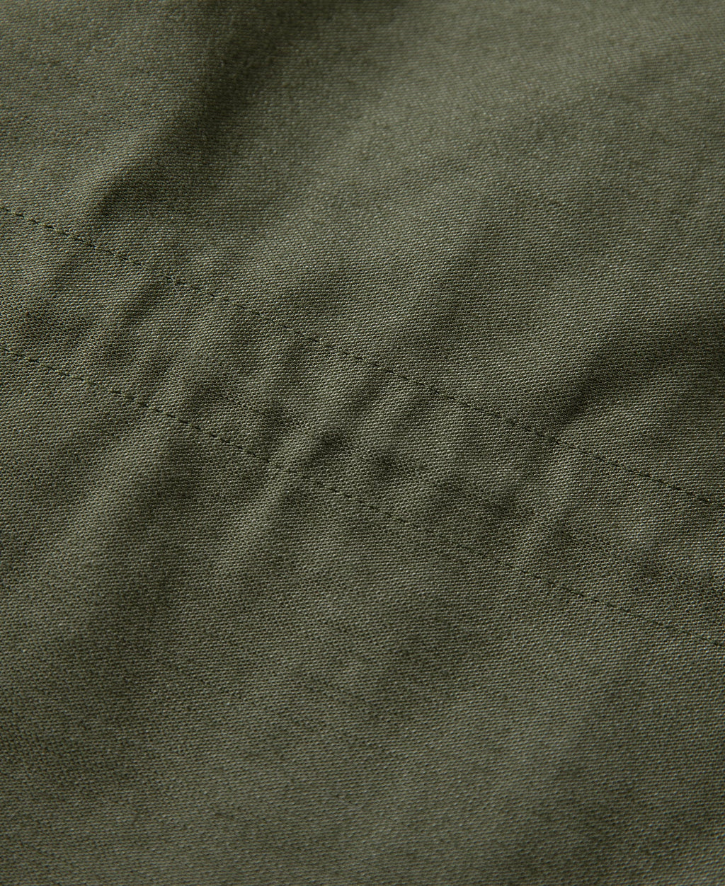 Veste militaire de terrain olive avec col montant et quatre poches