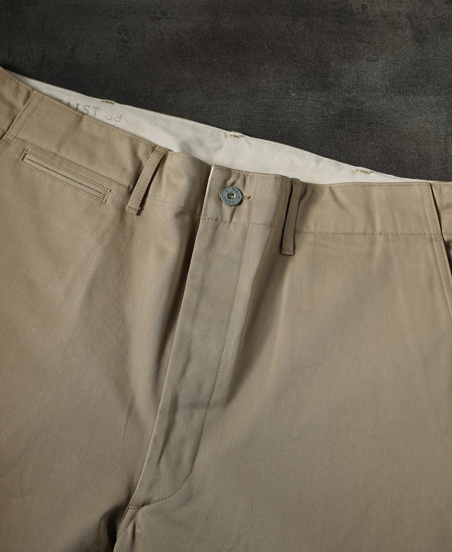 Pantalon Chino Homme Décontracté Coupe Droite Ample Kaki Vintage