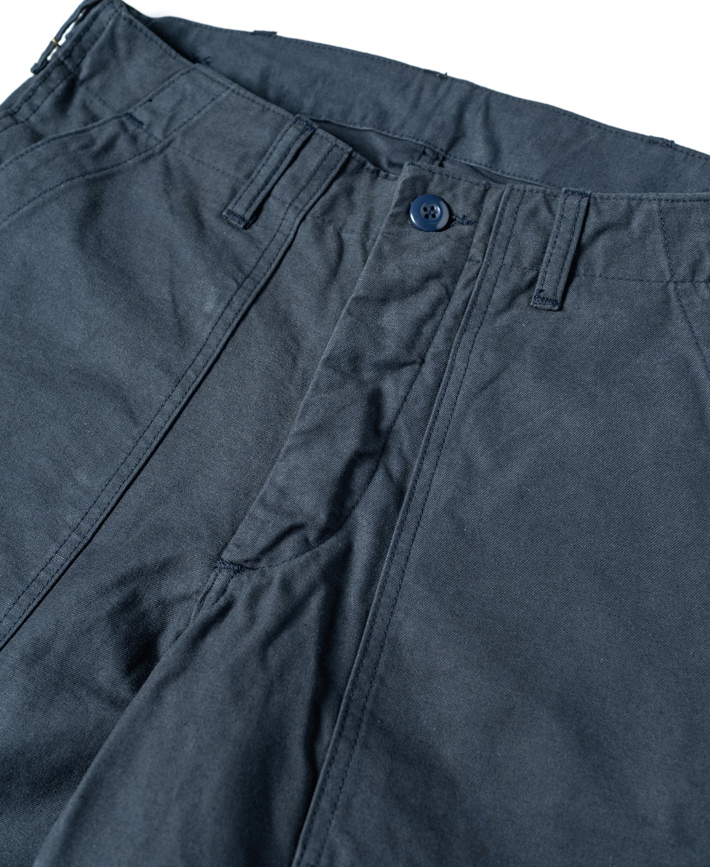 Short utilitaire en coton décontracté coupe relax pour hommes, couleur marine