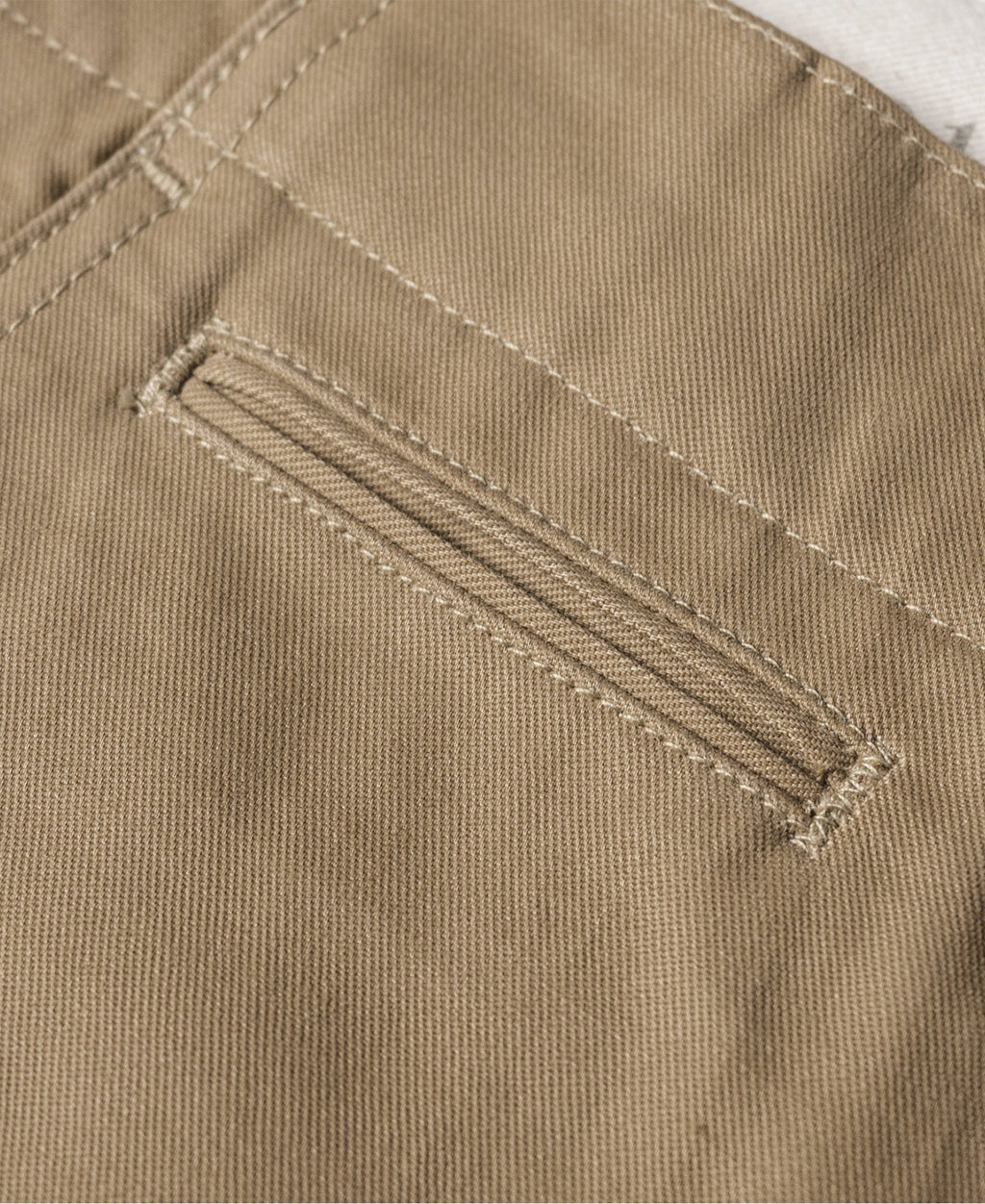 Pantalon Chino Kaki Militaire Vintage Taille Haute Coupe Droite