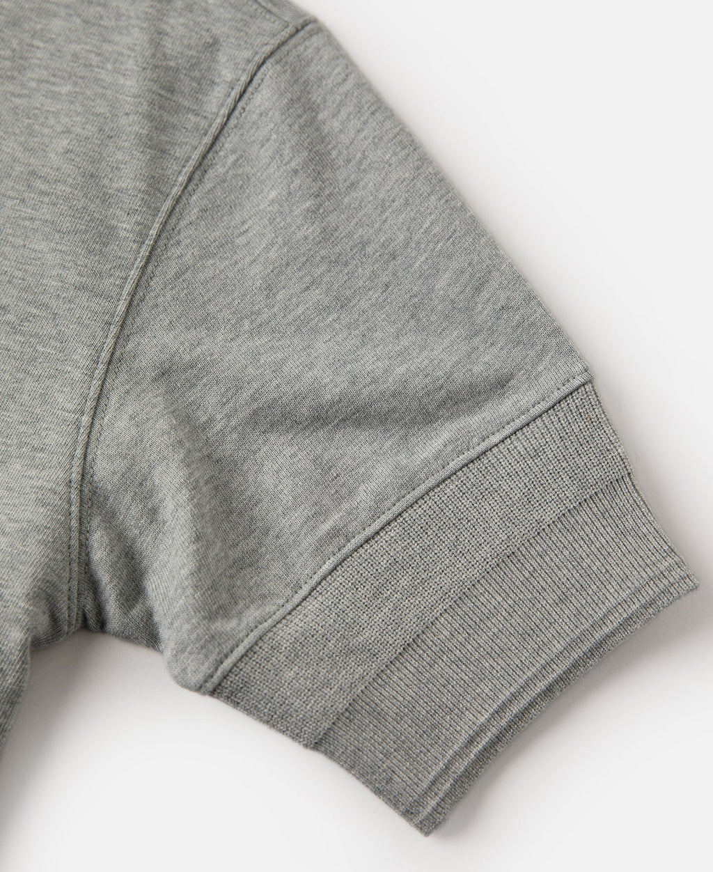 T-shirt henley gris à manches courtes, coupe slim, coton décontracté