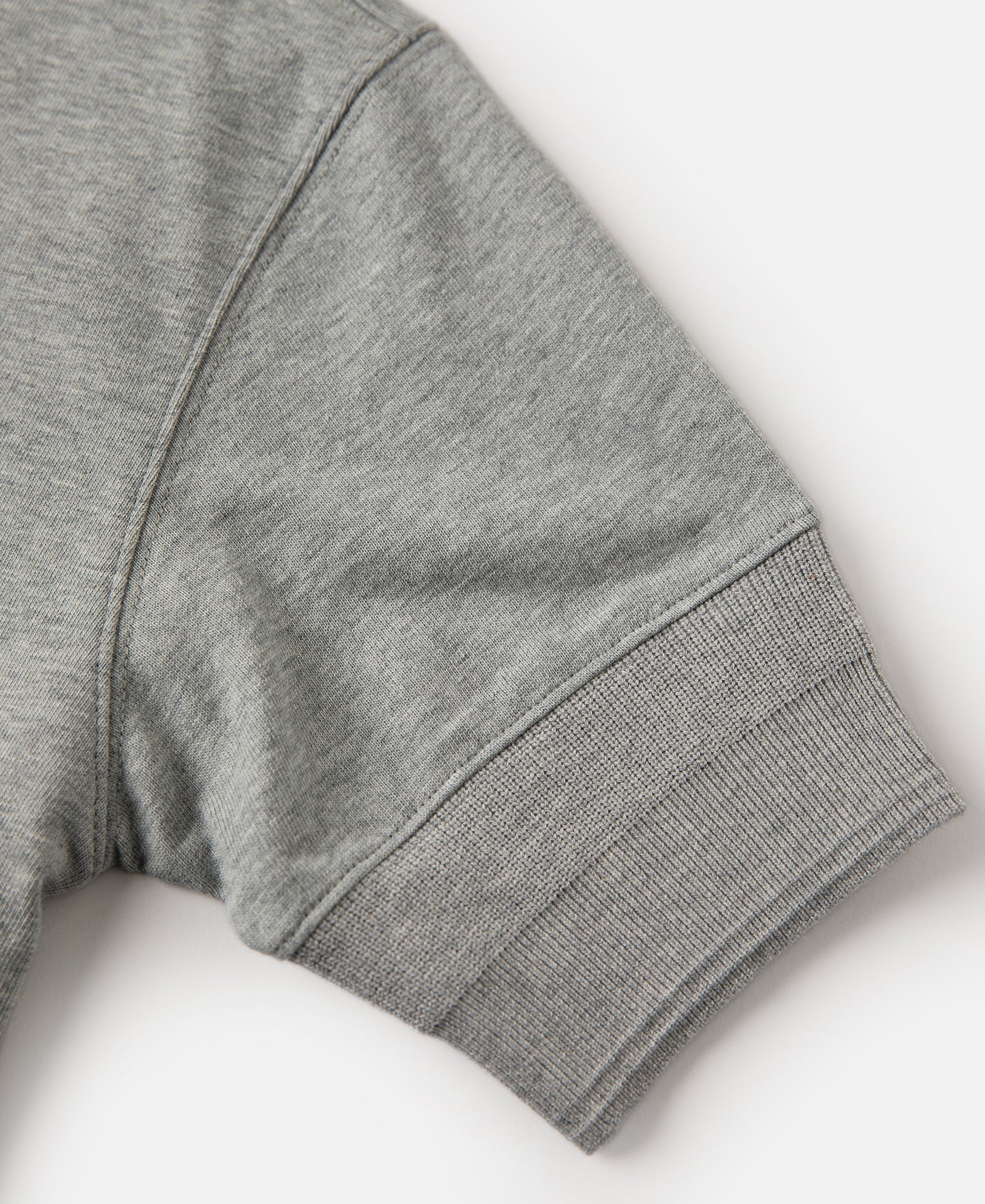 T-shirt henley gris à manches courtes, coupe slim, coton décontracté
