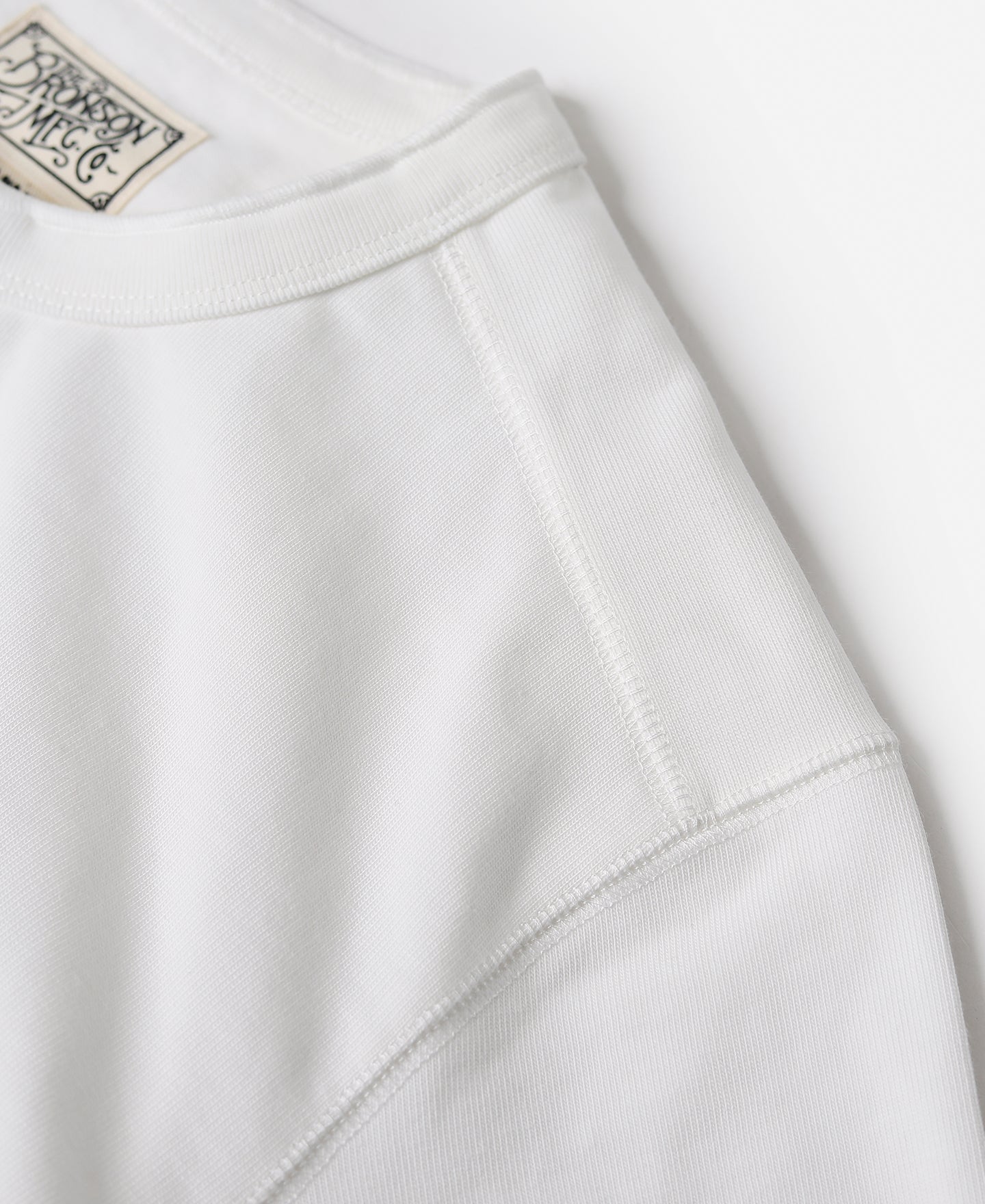 Chemise Henley à manches longues en coton blanc avec patte de boutonnage pour homme