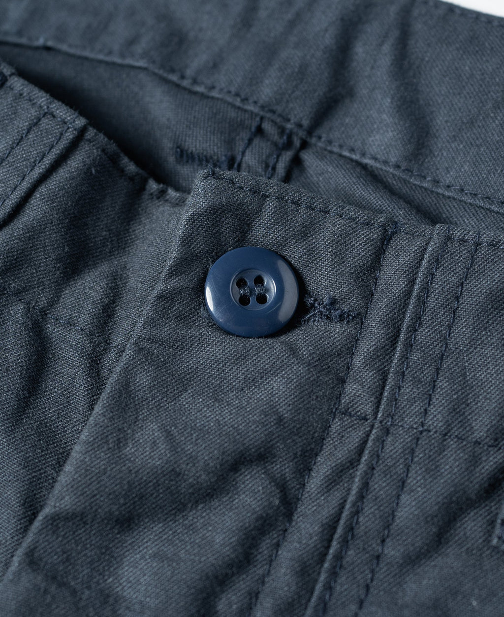 Short utilitaire en coton décontracté coupe relax pour hommes, couleur marine