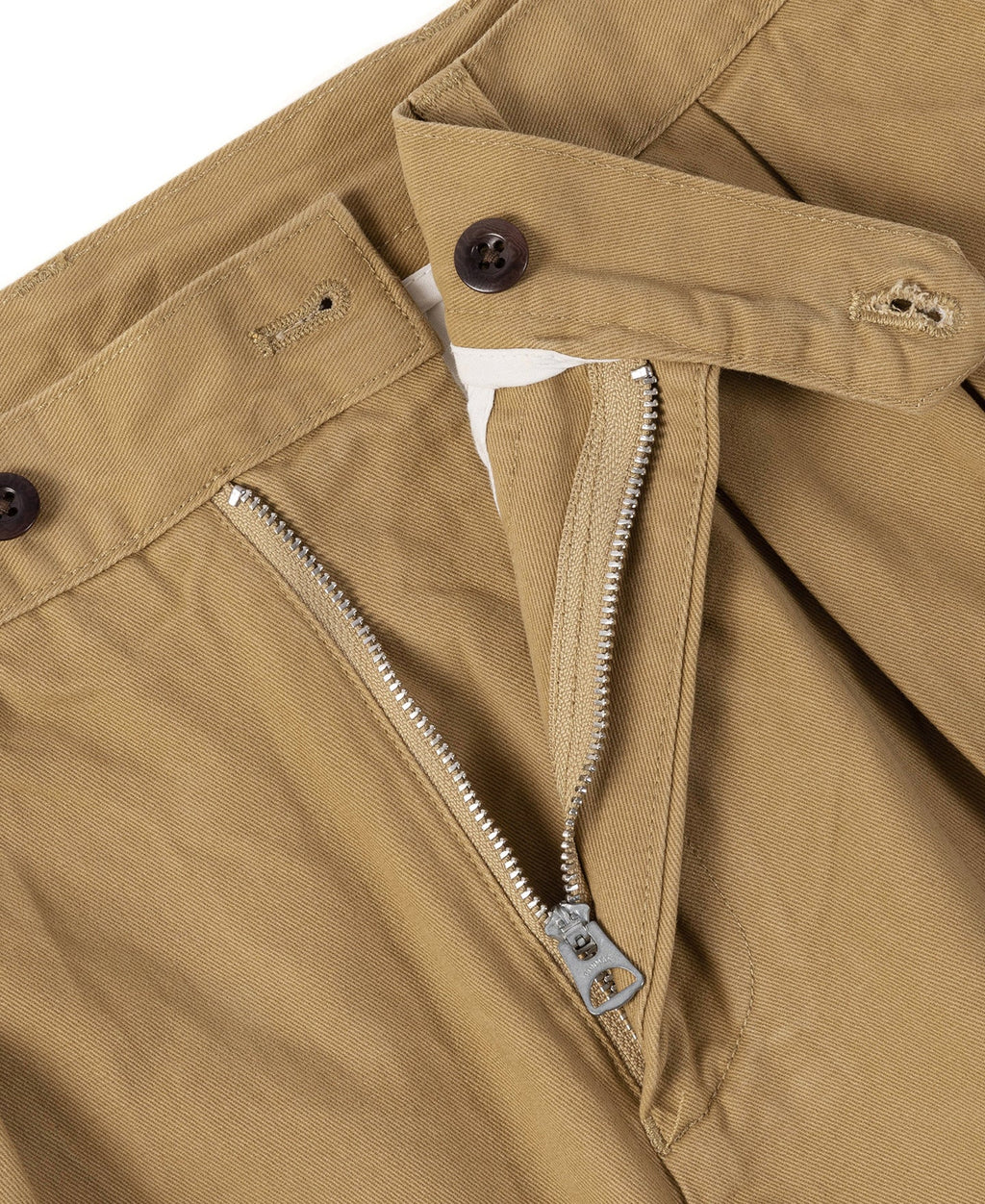 Pantalon Chino Homme Double Plis Coupe Large Style Vintage Jaune