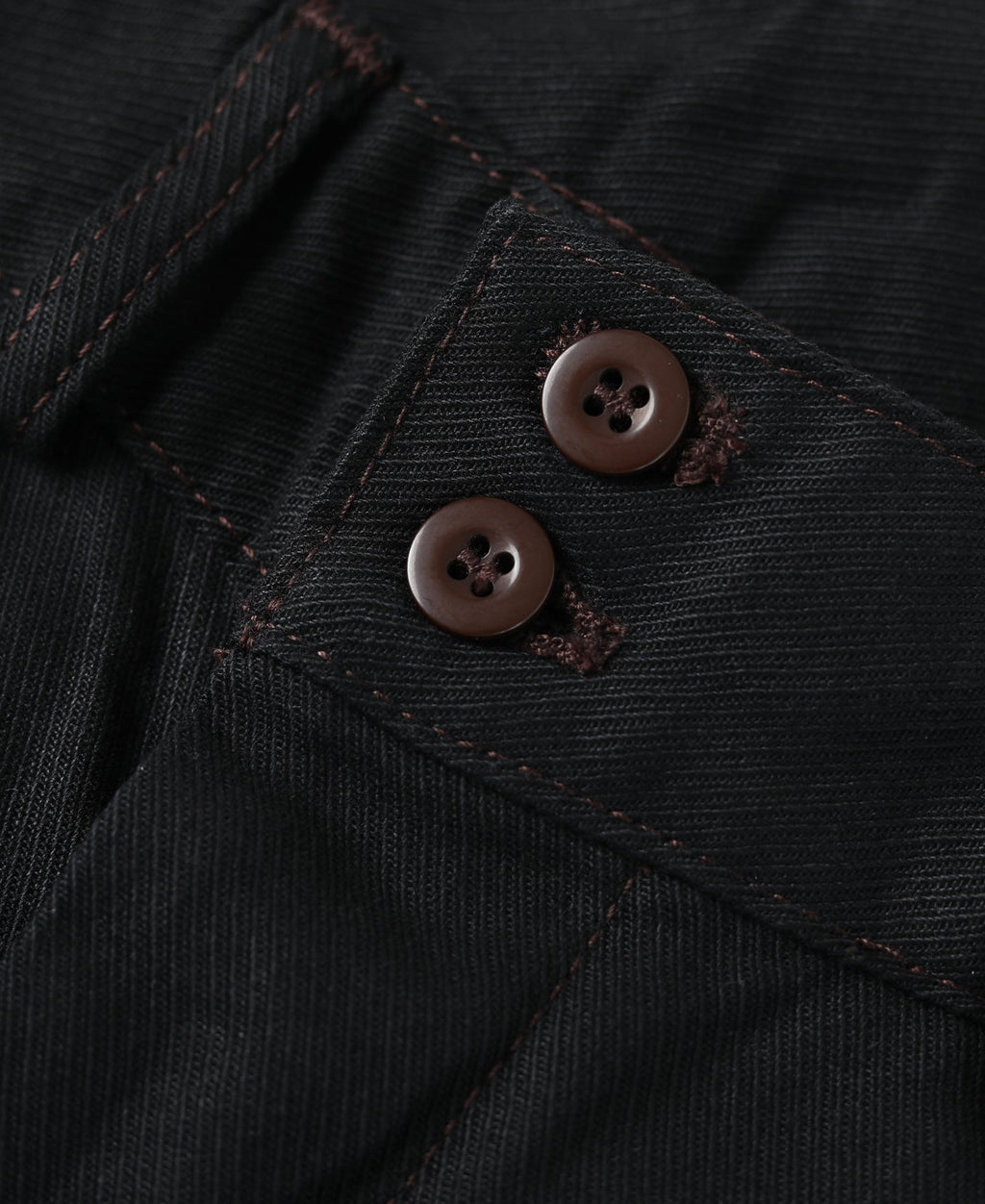 Culotte d'équitation noire vintage Taille haute Bouton aux poignets Pantalon fuselé