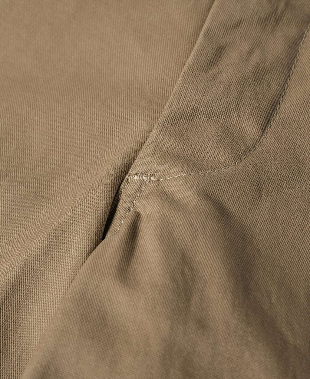 Pantalon Chino Kaki Militaire Vintage Taille Haute Coupe Droite