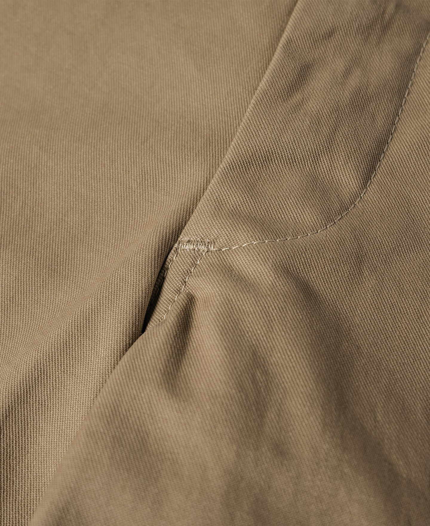 Pantalon Chino Kaki Militaire Vintage Taille Haute Coupe Droite