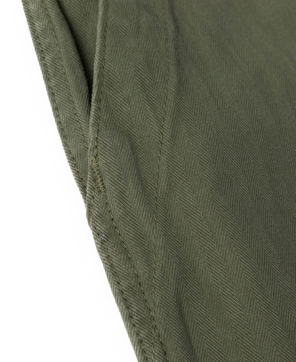 Pantalon treillis coupe décontractée vert olive, jambe large, style workwear