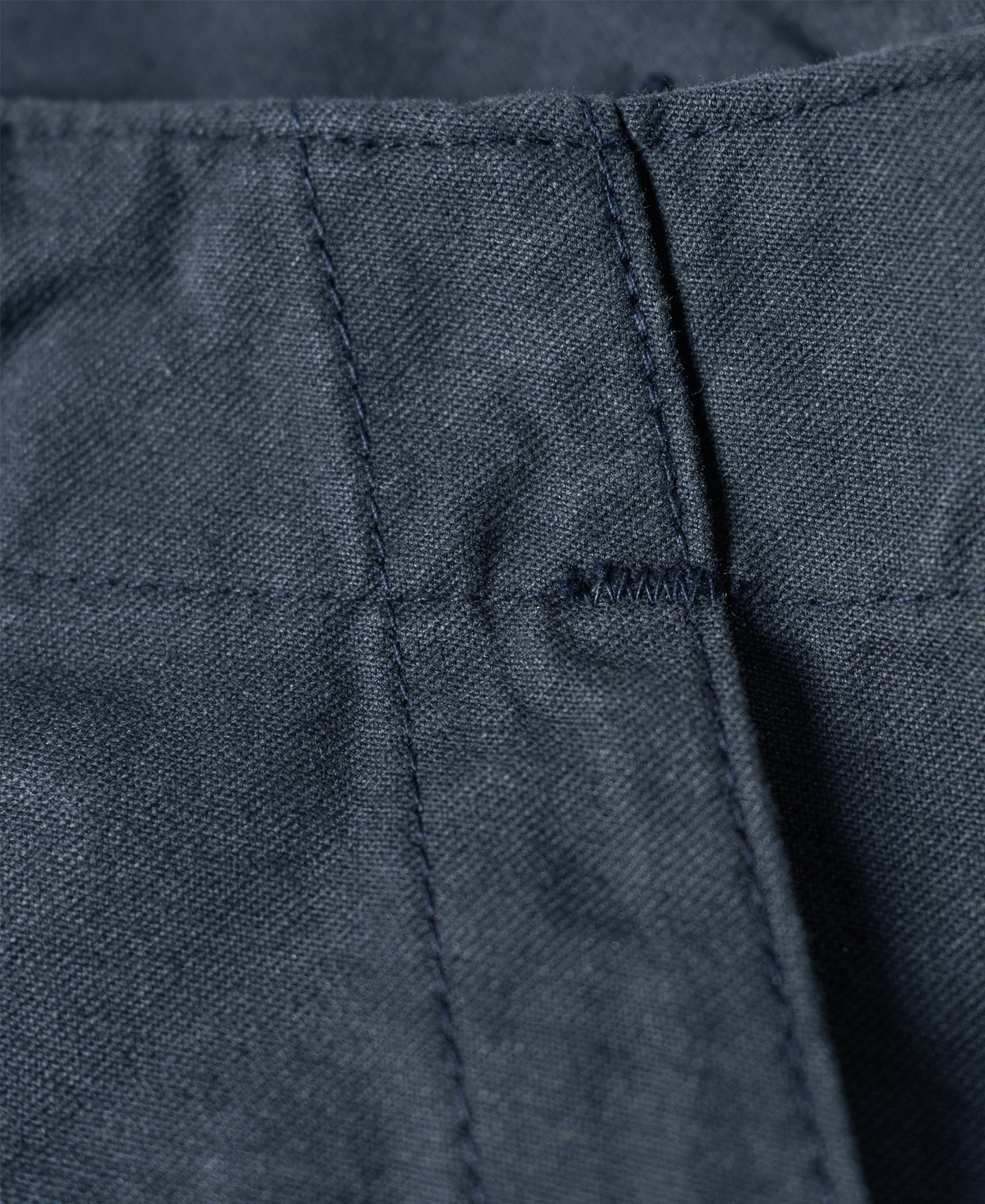 Short utilitaire en coton décontracté coupe relax pour hommes, couleur marine