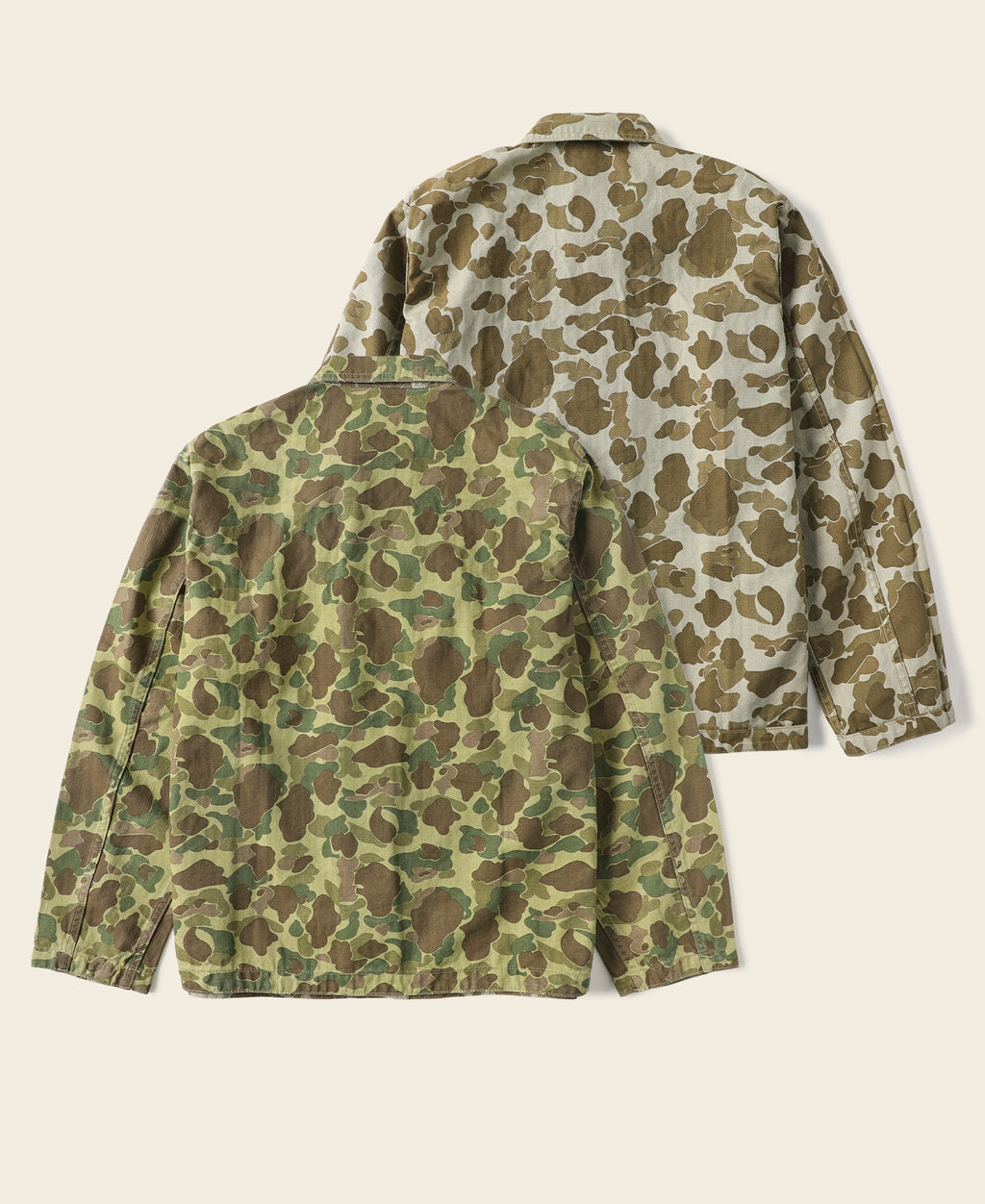 Veste militaire camouflage de chasseur de canards vintage multi-poches coupe décontractée