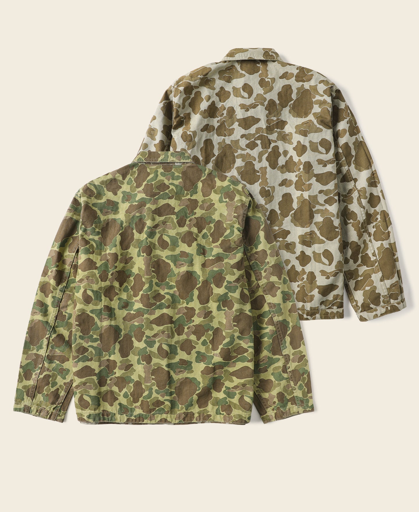 Veste militaire camouflage de chasseur de canards vintage multi-poches coupe décontractée