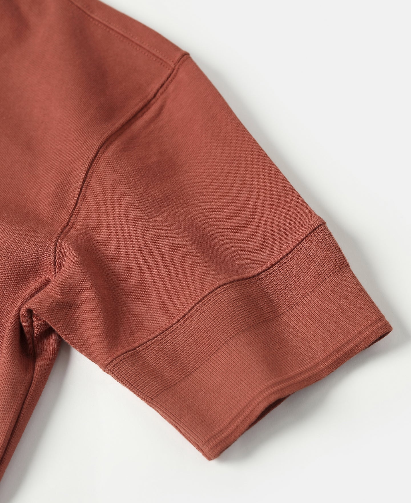 T-shirt Henley homme à manches courtes, coupe slim, en coton rouge brique