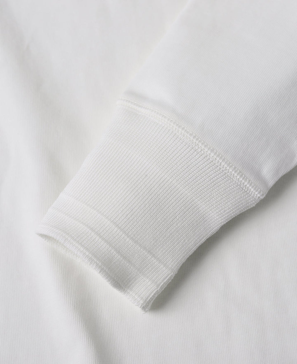 Chemise Henley à manches longues en coton blanc avec patte de boutonnage pour homme