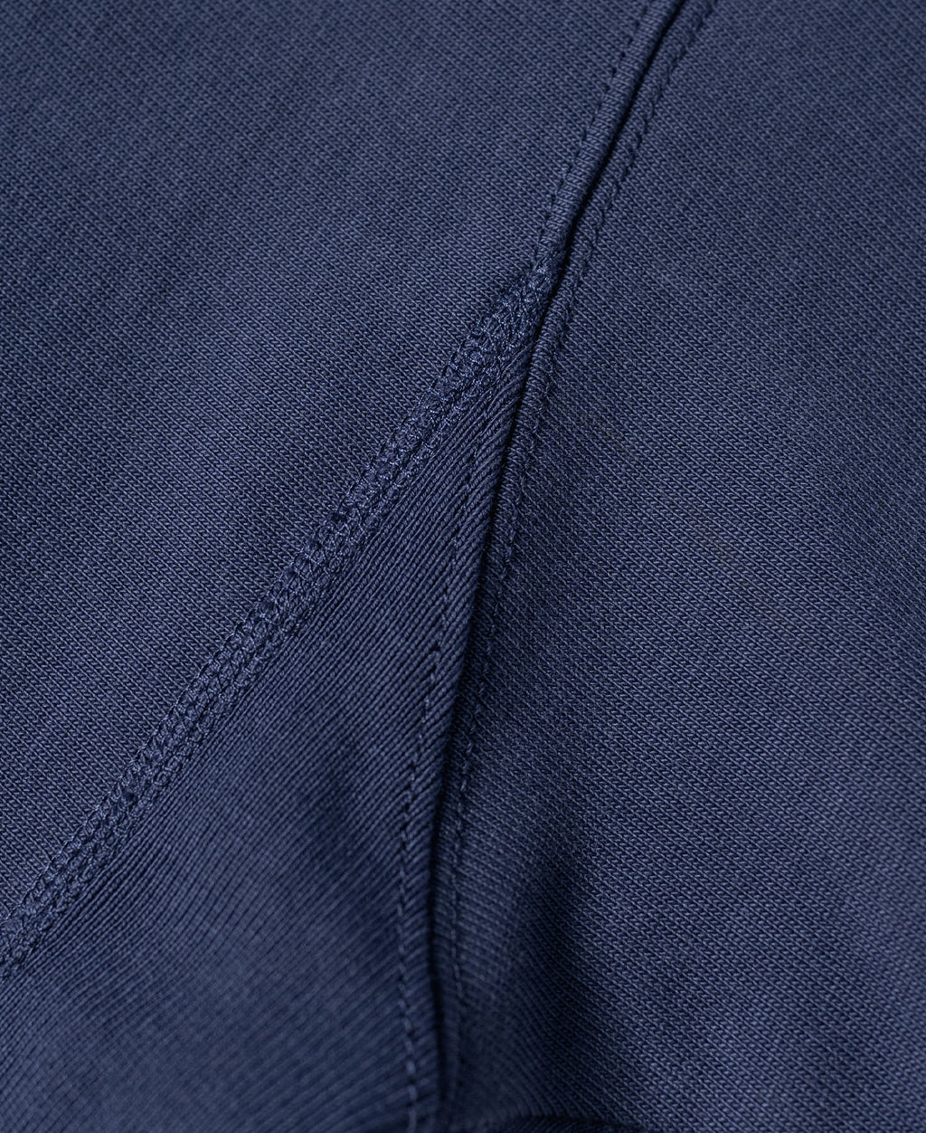 T-shirt en coton épais à col rond et manches courtes, coupe décontractée, couleur marine