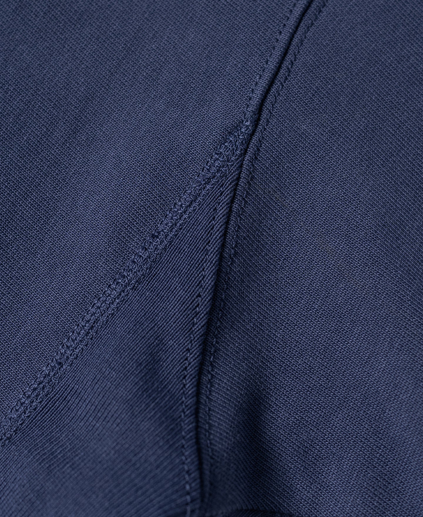 T-shirt en coton épais à col rond et manches courtes, coupe décontractée, couleur marine